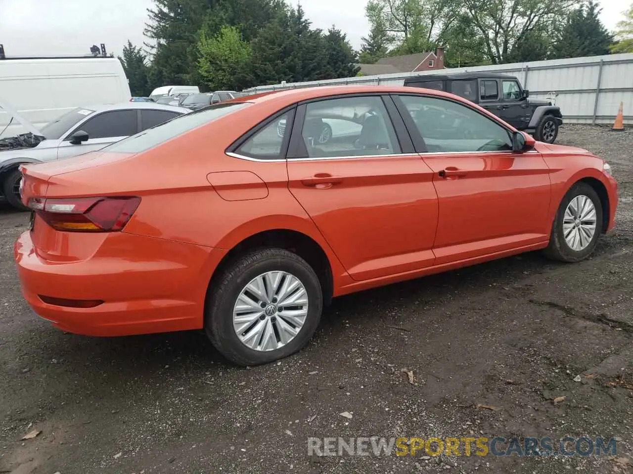 3 Photograph of a damaged car 3VWN57BU4KM035251 VOLKSWAGEN JETTA 2019