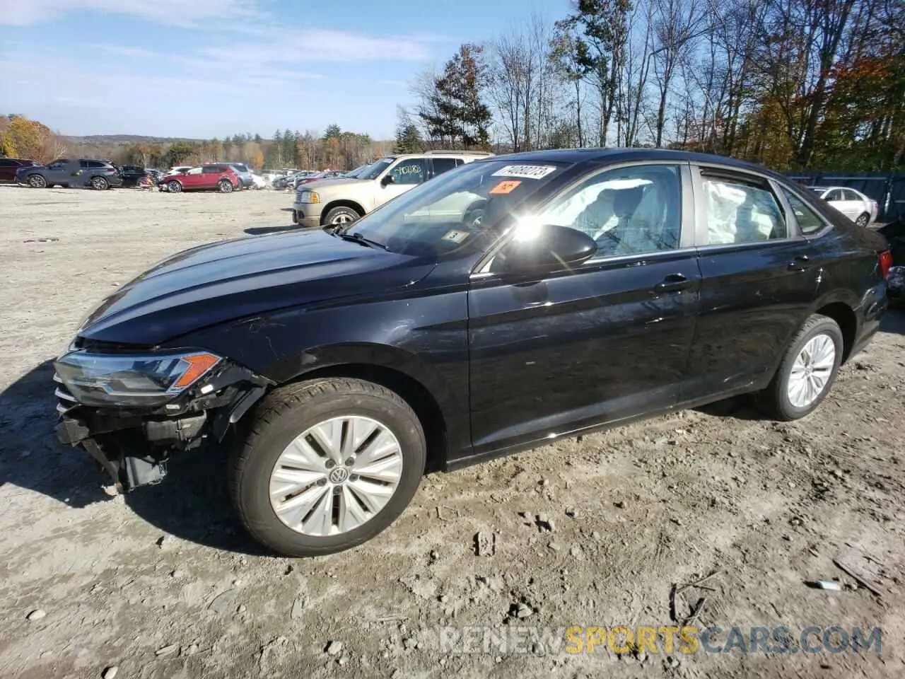 1 Photograph of a damaged car 3VWN57BU4KM046542 VOLKSWAGEN JETTA 2019