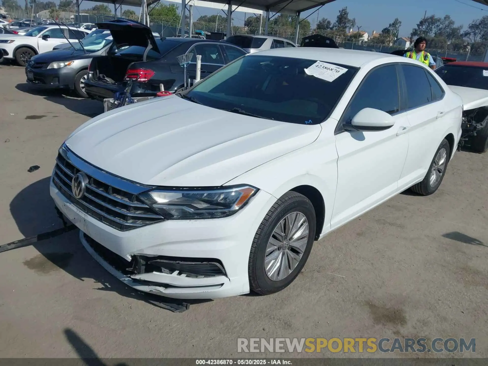 2 Photograph of a damaged car 3VWN57BU4KM177874 VOLKSWAGEN JETTA 2019