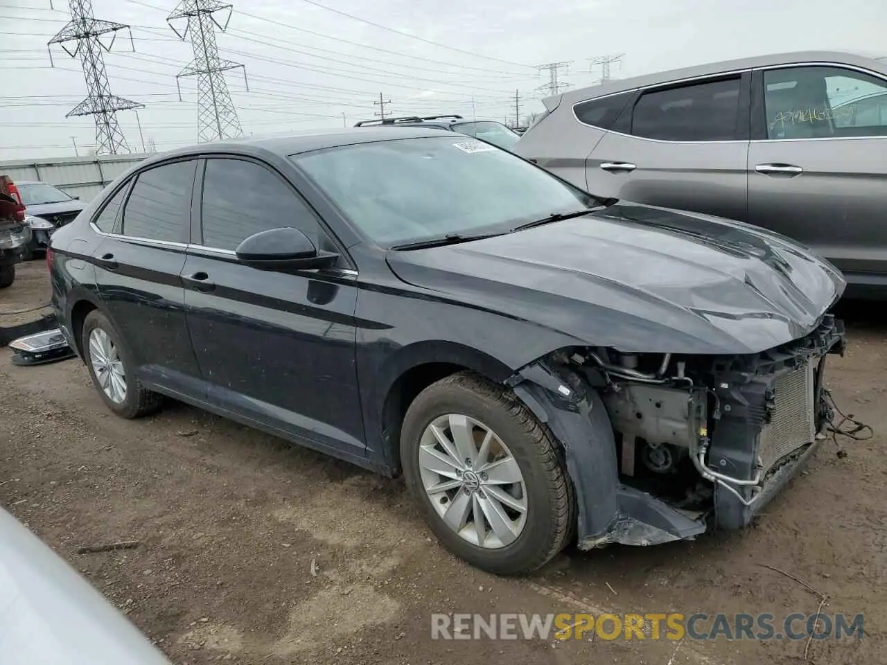 4 Photograph of a damaged car 3VWN57BU7KM119757 VOLKSWAGEN JETTA 2019