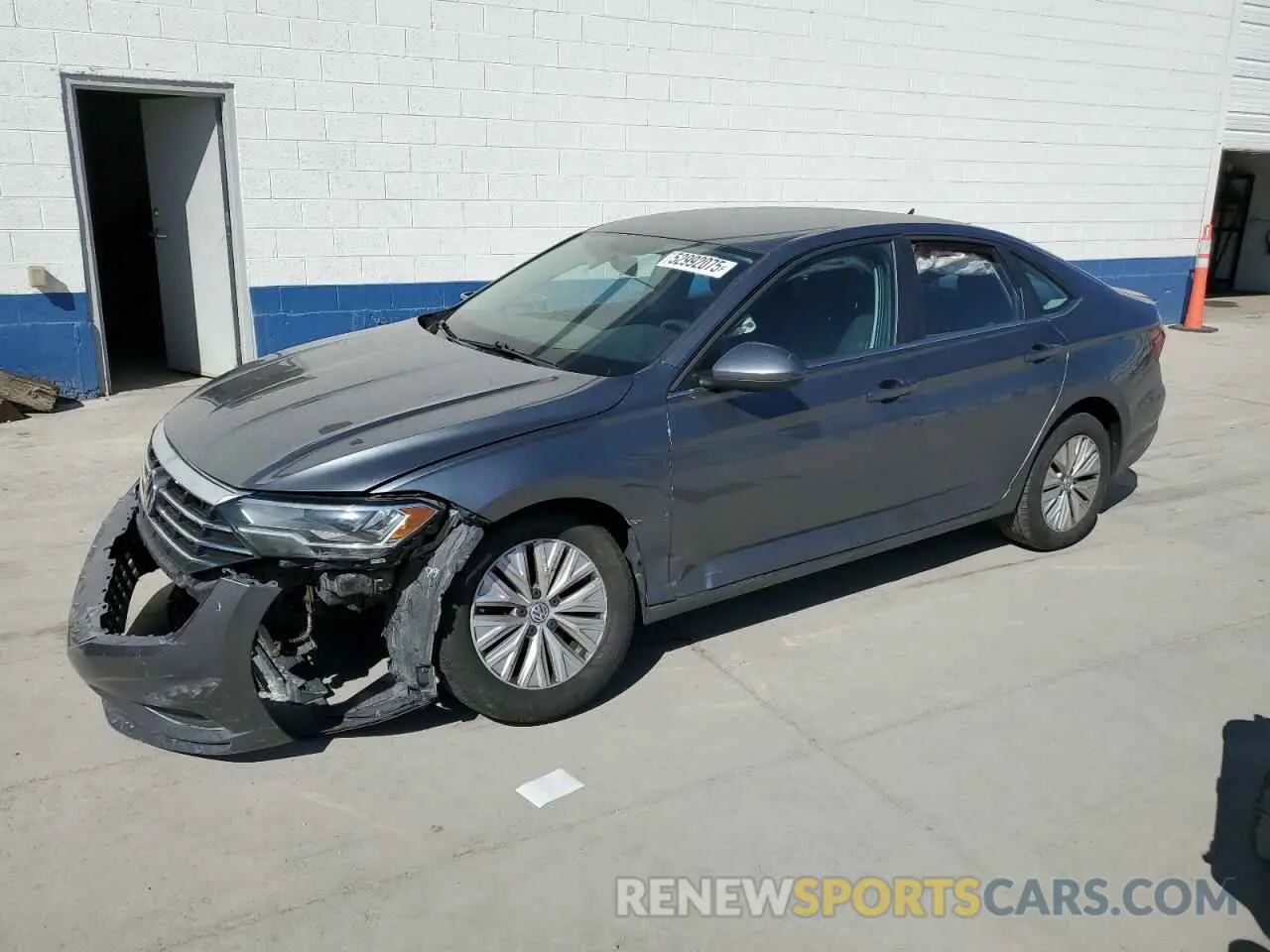 1 Photograph of a damaged car 3VWN57BU8KM217261 VOLKSWAGEN JETTA 2019