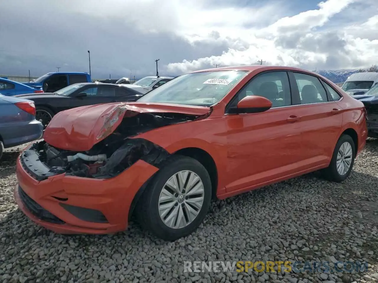 1 Photograph of a damaged car 3VWN57BU9KM096630 VOLKSWAGEN JETTA 2019
