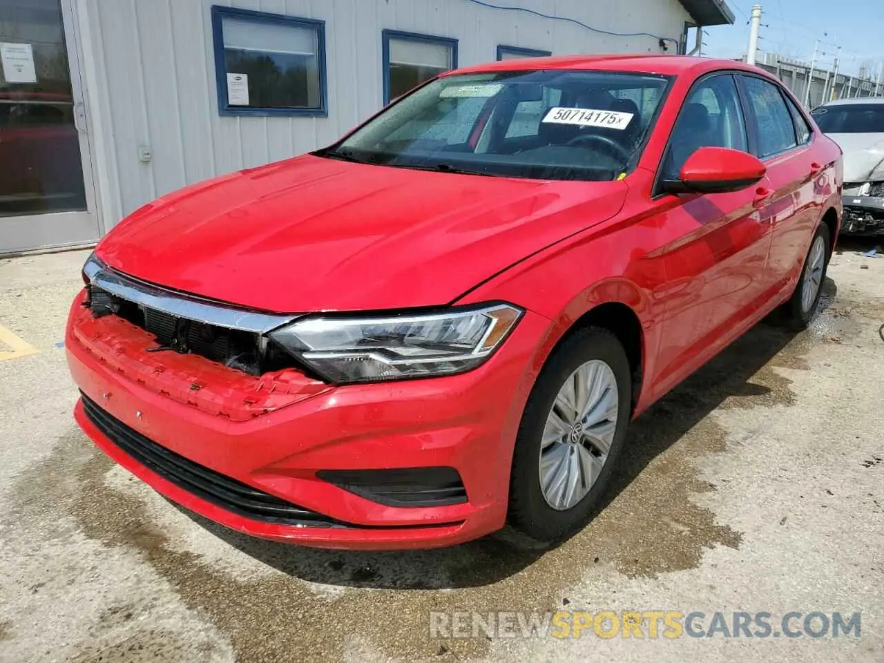 1 Photograph of a damaged car 3VWN57BU9KM244033 VOLKSWAGEN JETTA 2019