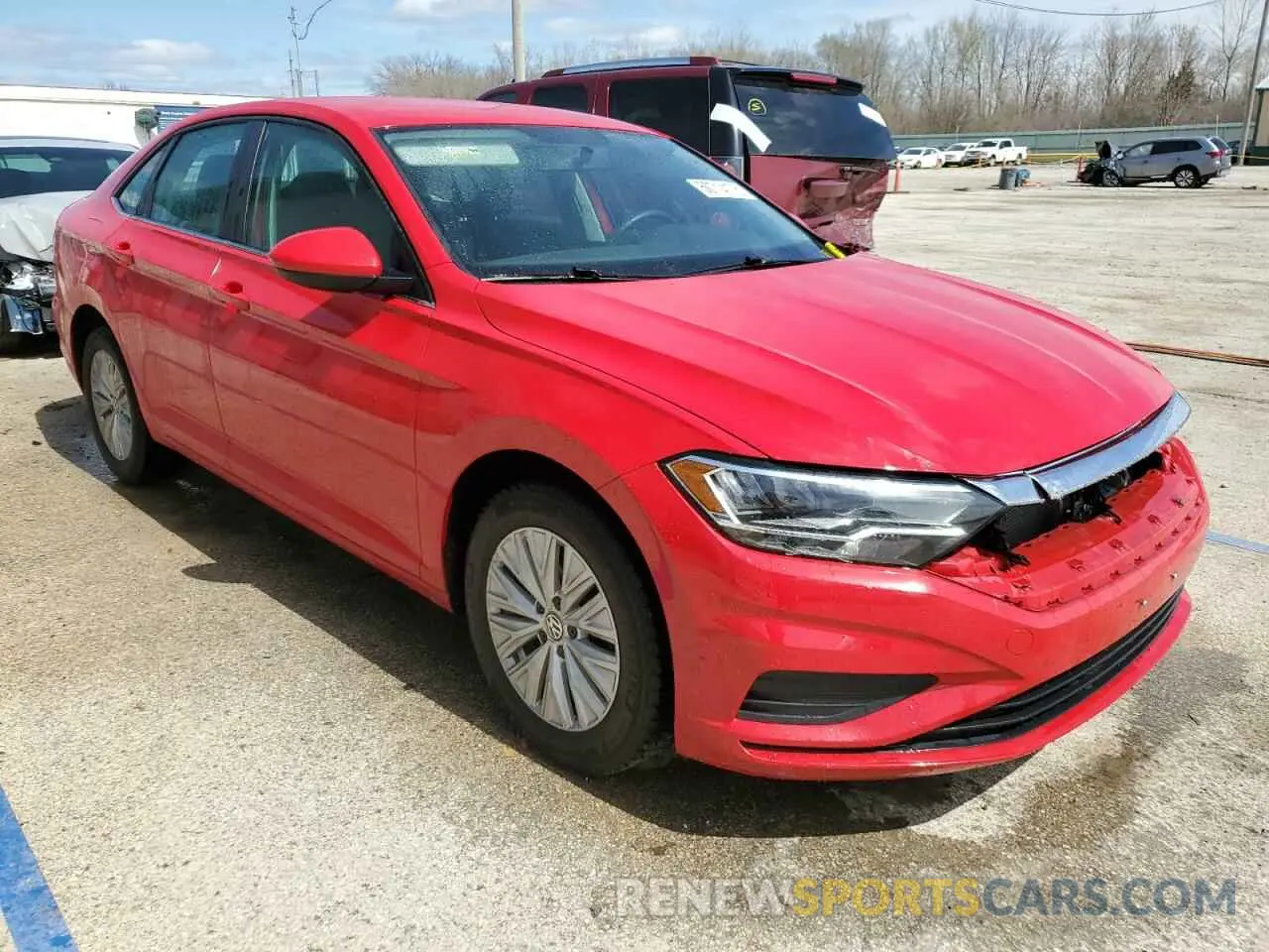 4 Photograph of a damaged car 3VWN57BU9KM244033 VOLKSWAGEN JETTA 2019