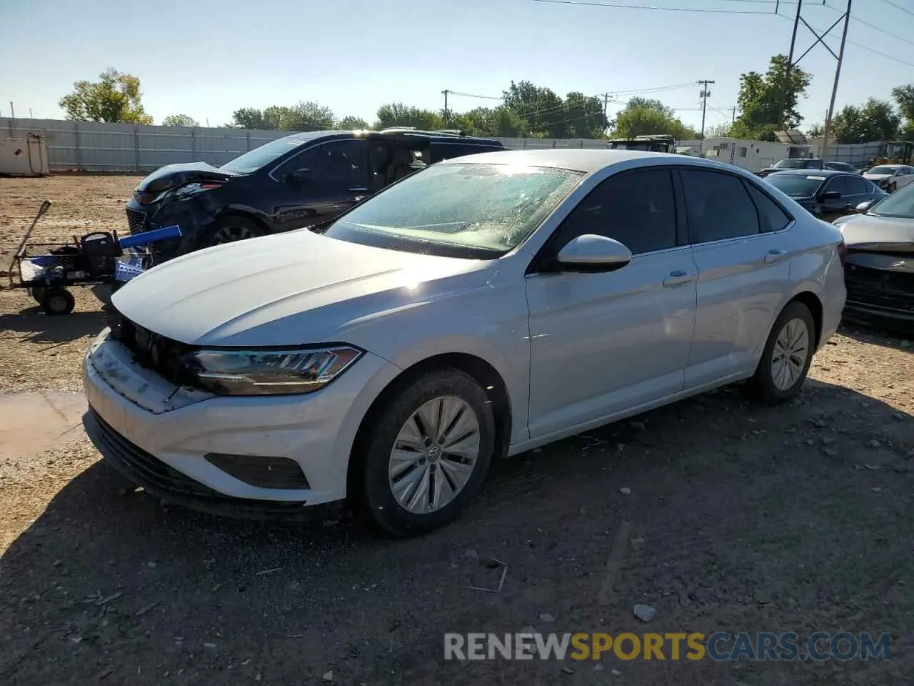 1 Photograph of a damaged car 3VWN57BUXKM007339 VOLKSWAGEN JETTA 2019