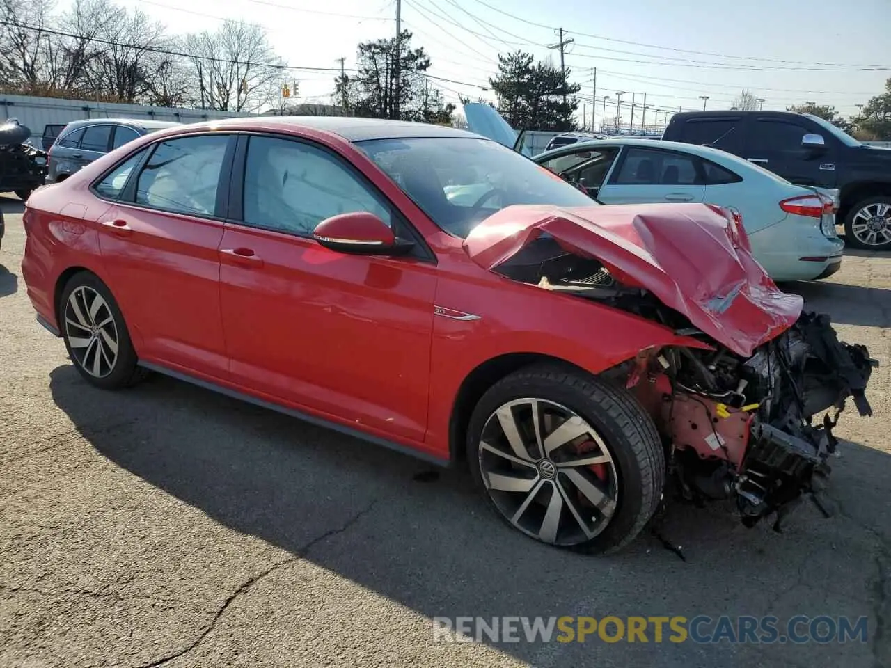 4 Photograph of a damaged car 3VW5T7BU0LM036422 VOLKSWAGEN JETTA 2020