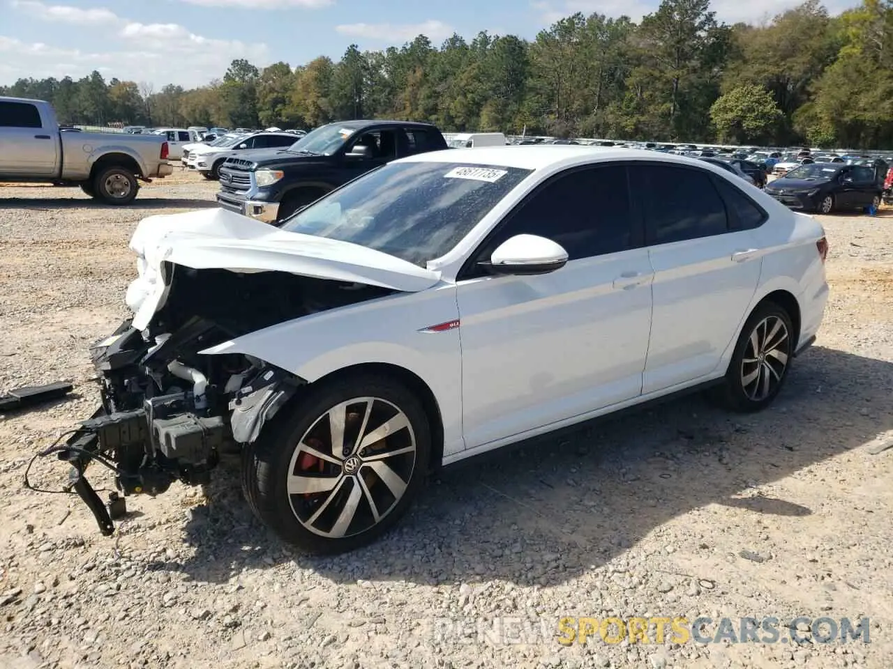 1 Photograph of a damaged car 3VW6T7BU1LM105221 VOLKSWAGEN JETTA 2020