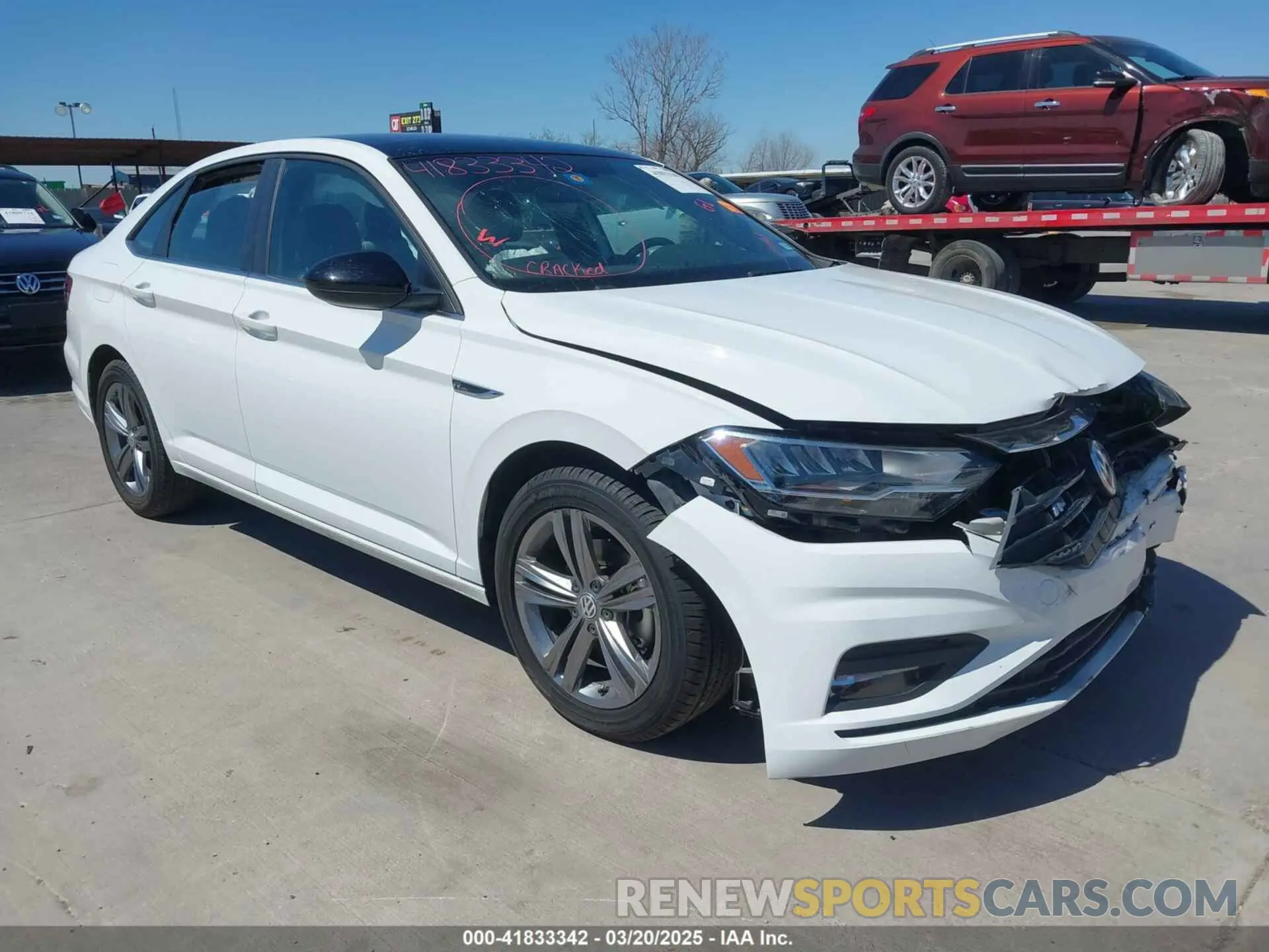 1 Photograph of a damaged car 3VWC57BU0LM085847 VOLKSWAGEN JETTA 2020