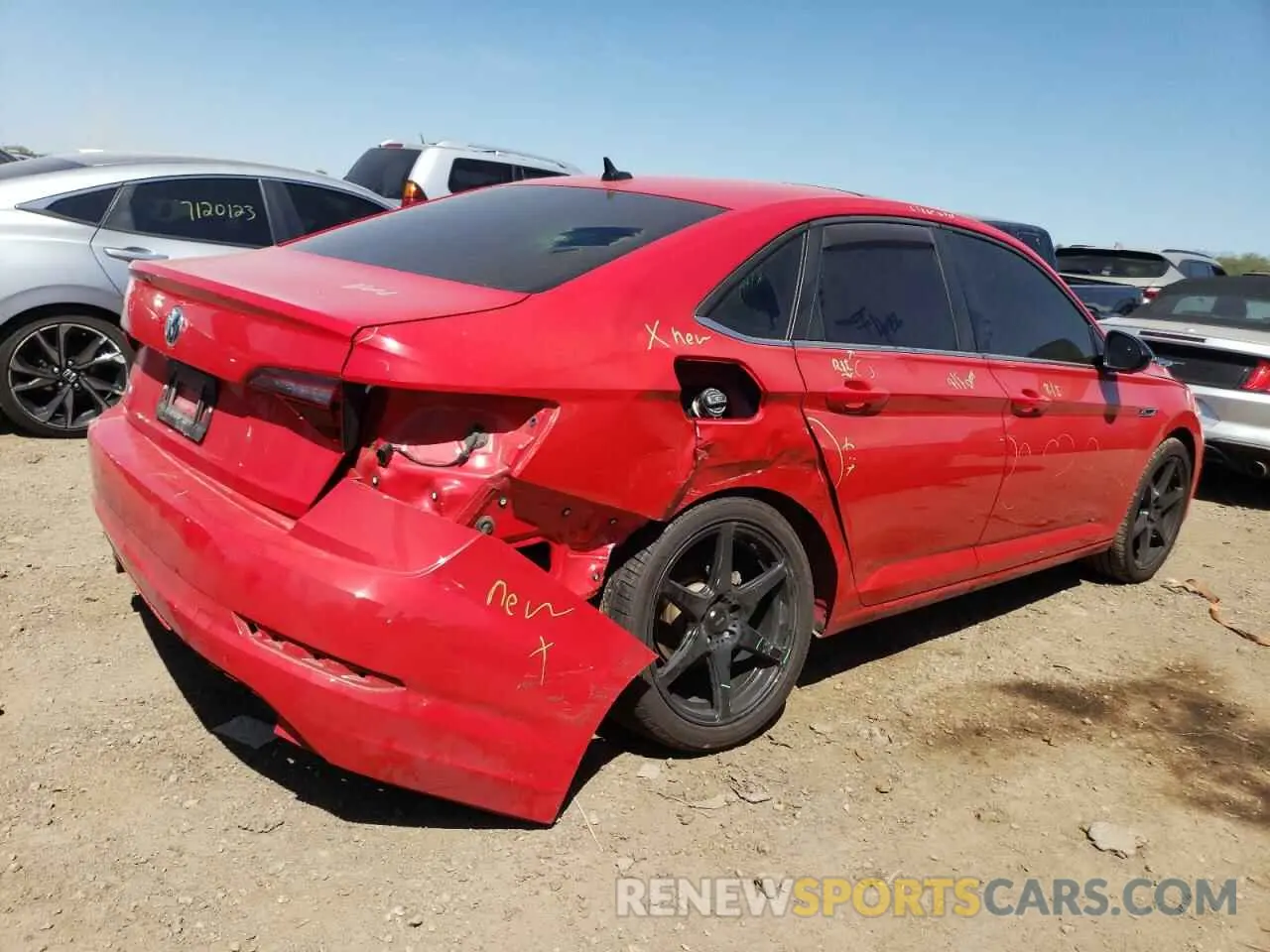 3 Photograph of a damaged car 3VWC57BU0LM089056 VOLKSWAGEN JETTA 2020