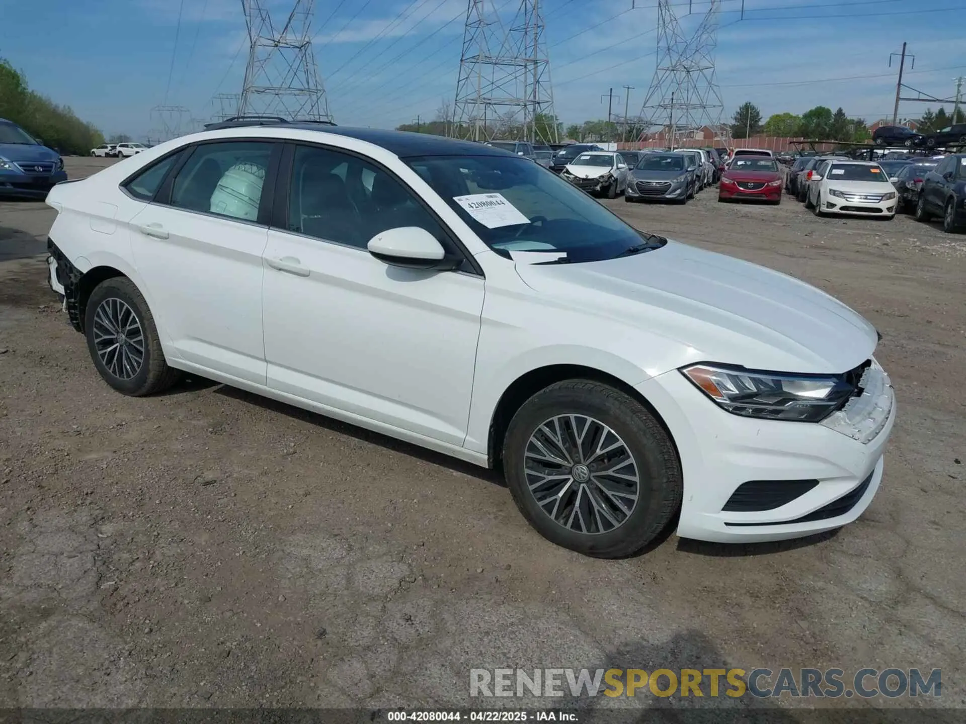 1 Photograph of a damaged car 3VWC57BU1LM083413 VOLKSWAGEN JETTA 2020