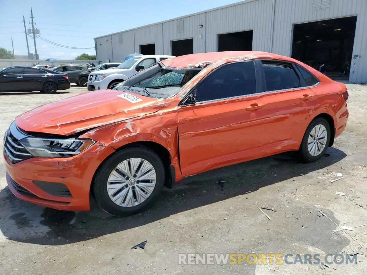 1 Photograph of a damaged car 3VWC57BU1LM091804 VOLKSWAGEN JETTA 2020