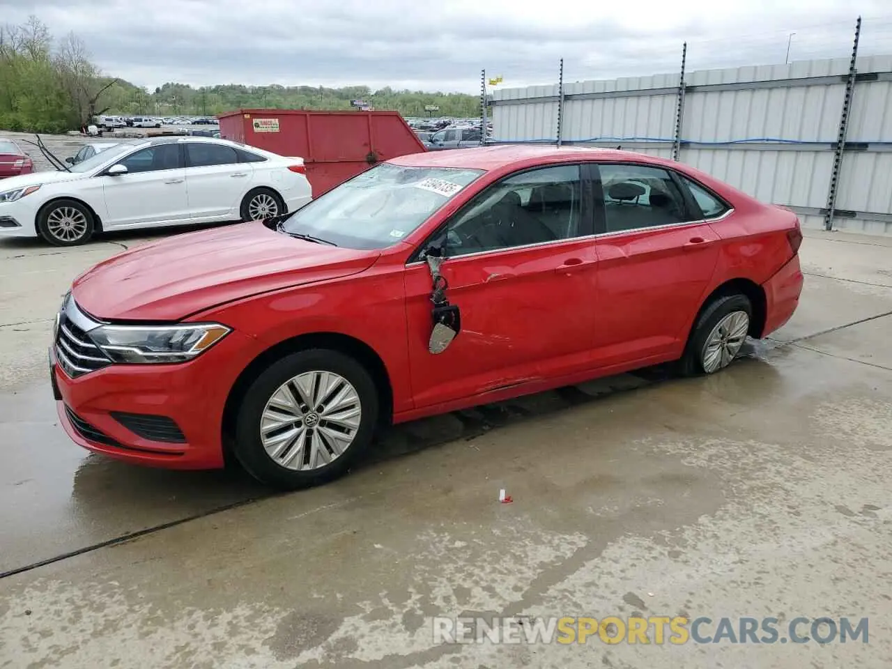 1 Photograph of a damaged car 3VWC57BU3LM086846 VOLKSWAGEN JETTA 2020
