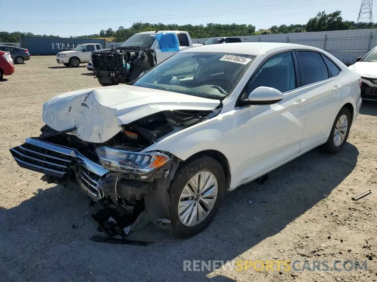 1 Photograph of a damaged car 3VWC57BU3LM096714 VOLKSWAGEN JETTA 2020