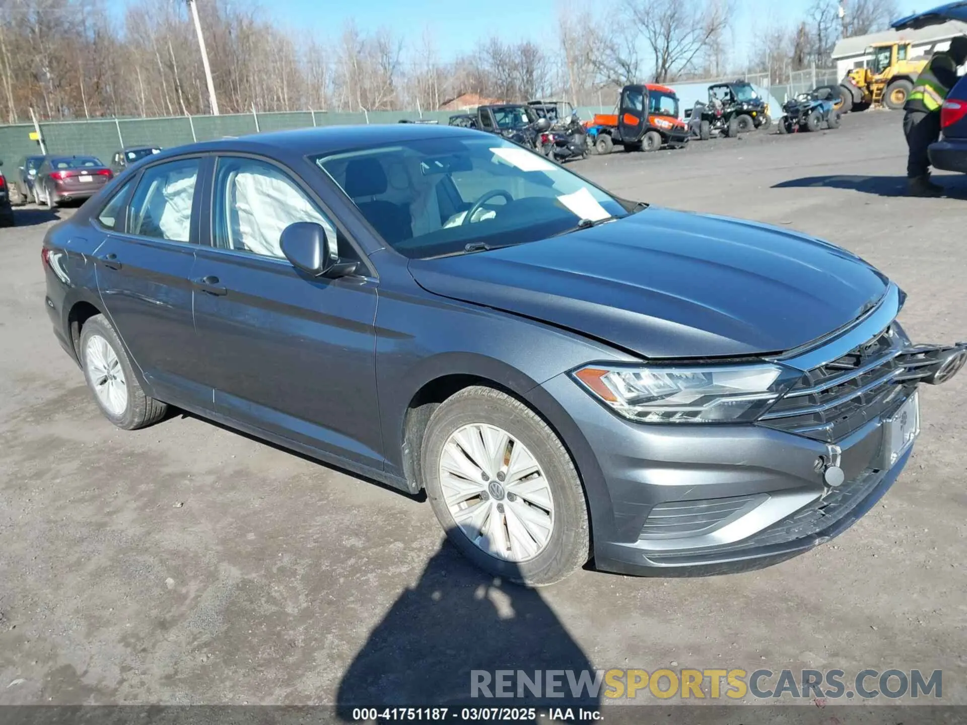 1 Photograph of a damaged car 3VWC57BU4LM091554 VOLKSWAGEN JETTA 2020