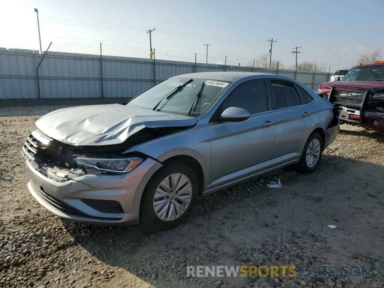 1 Photograph of a damaged car 3VWC57BU8LM084994 VOLKSWAGEN JETTA 2020