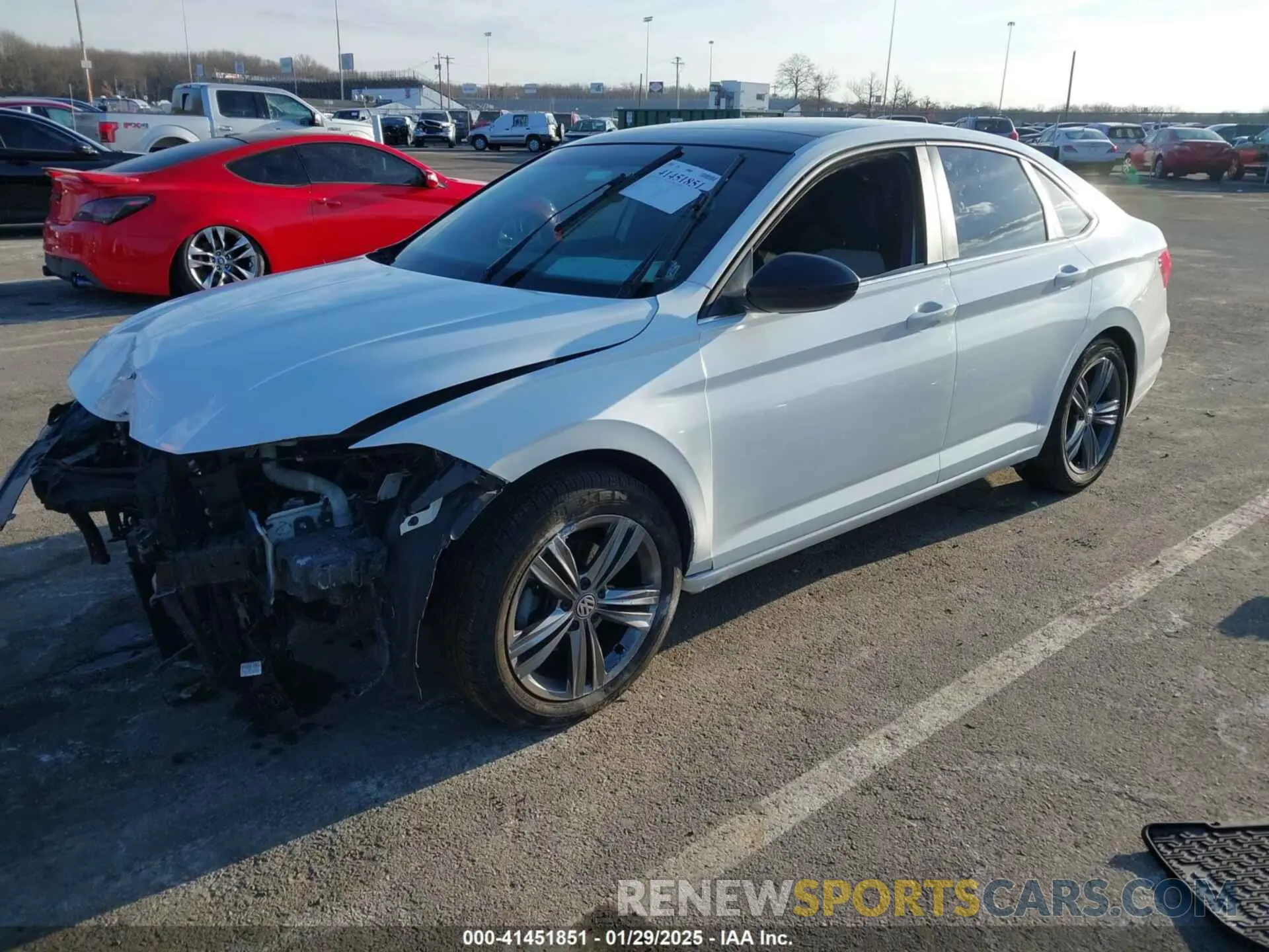 2 Photograph of a damaged car 3VWCB7BU0LM039721 VOLKSWAGEN JETTA 2020