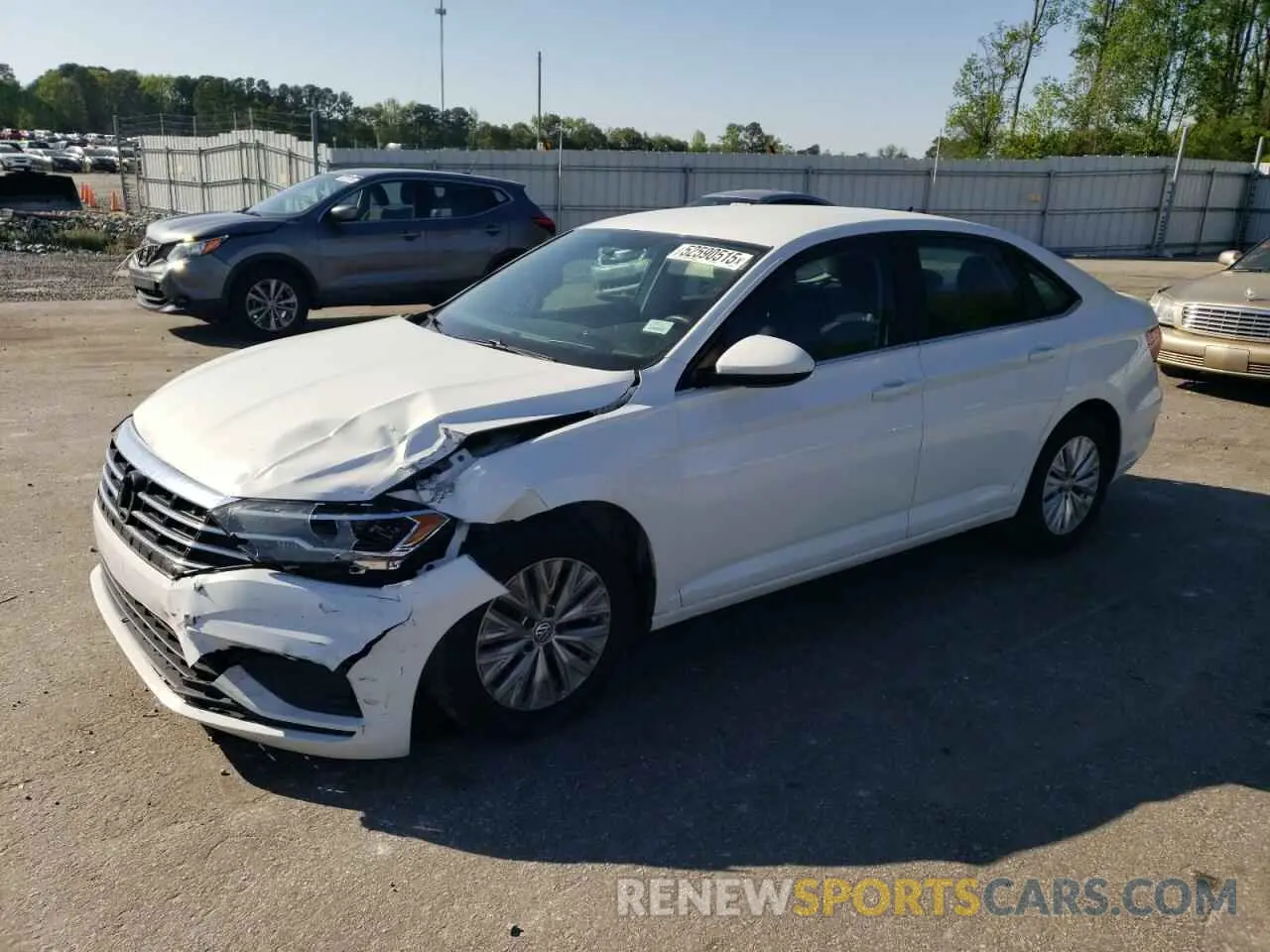1 Photograph of a damaged car 3VWCB7BU0LM043199 VOLKSWAGEN JETTA 2020
