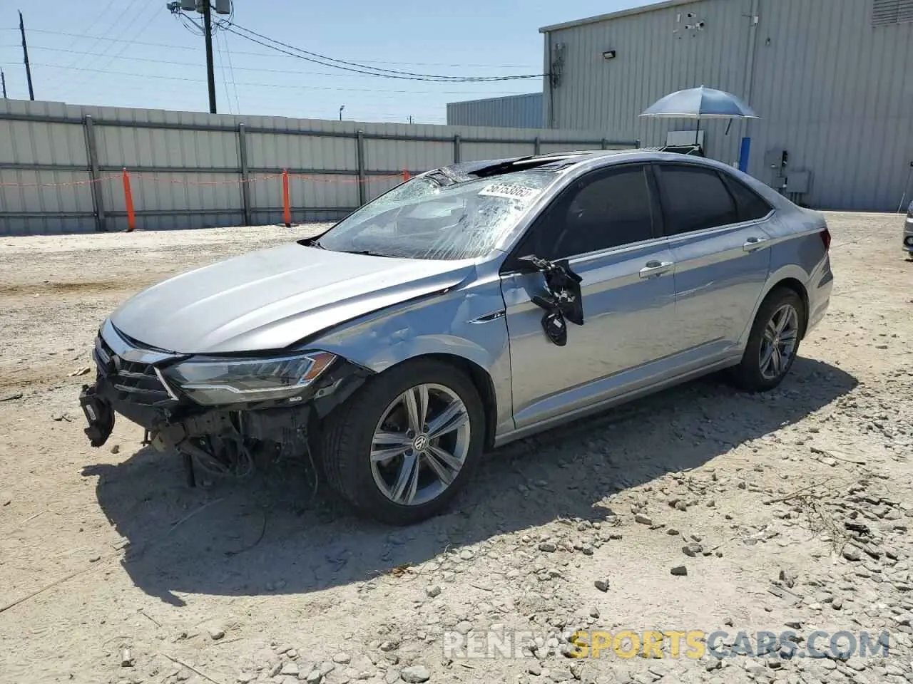 1 Photograph of a damaged car 3VWCB7BU0LM049231 VOLKSWAGEN JETTA 2020