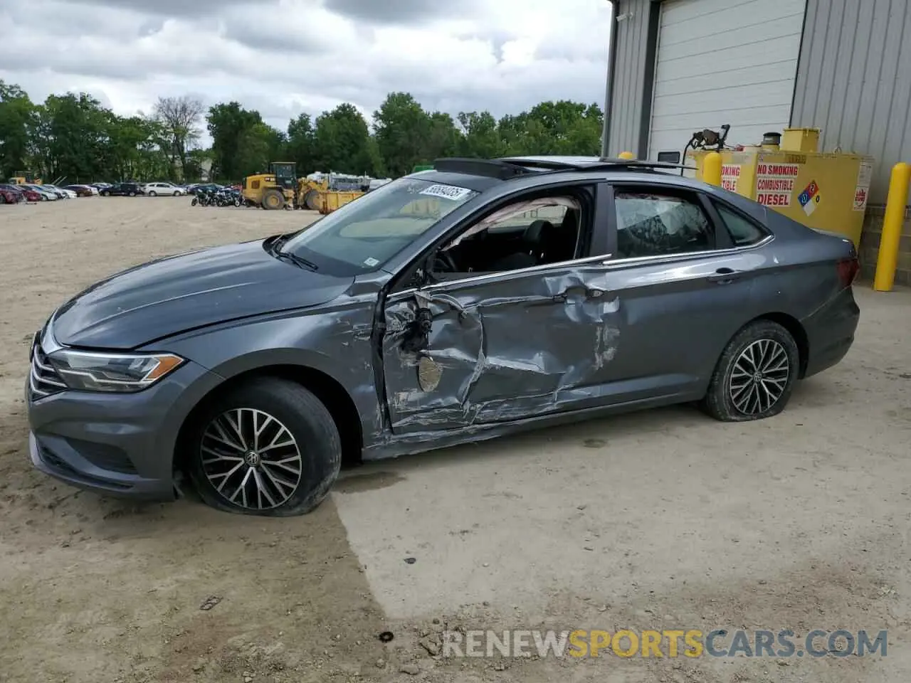 1 Photograph of a damaged car 3VWCB7BU1LM007747 VOLKSWAGEN JETTA 2020
