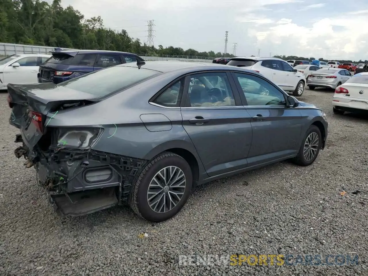 3 Photograph of a damaged car 3VWCB7BU1LM007814 VOLKSWAGEN JETTA 2020