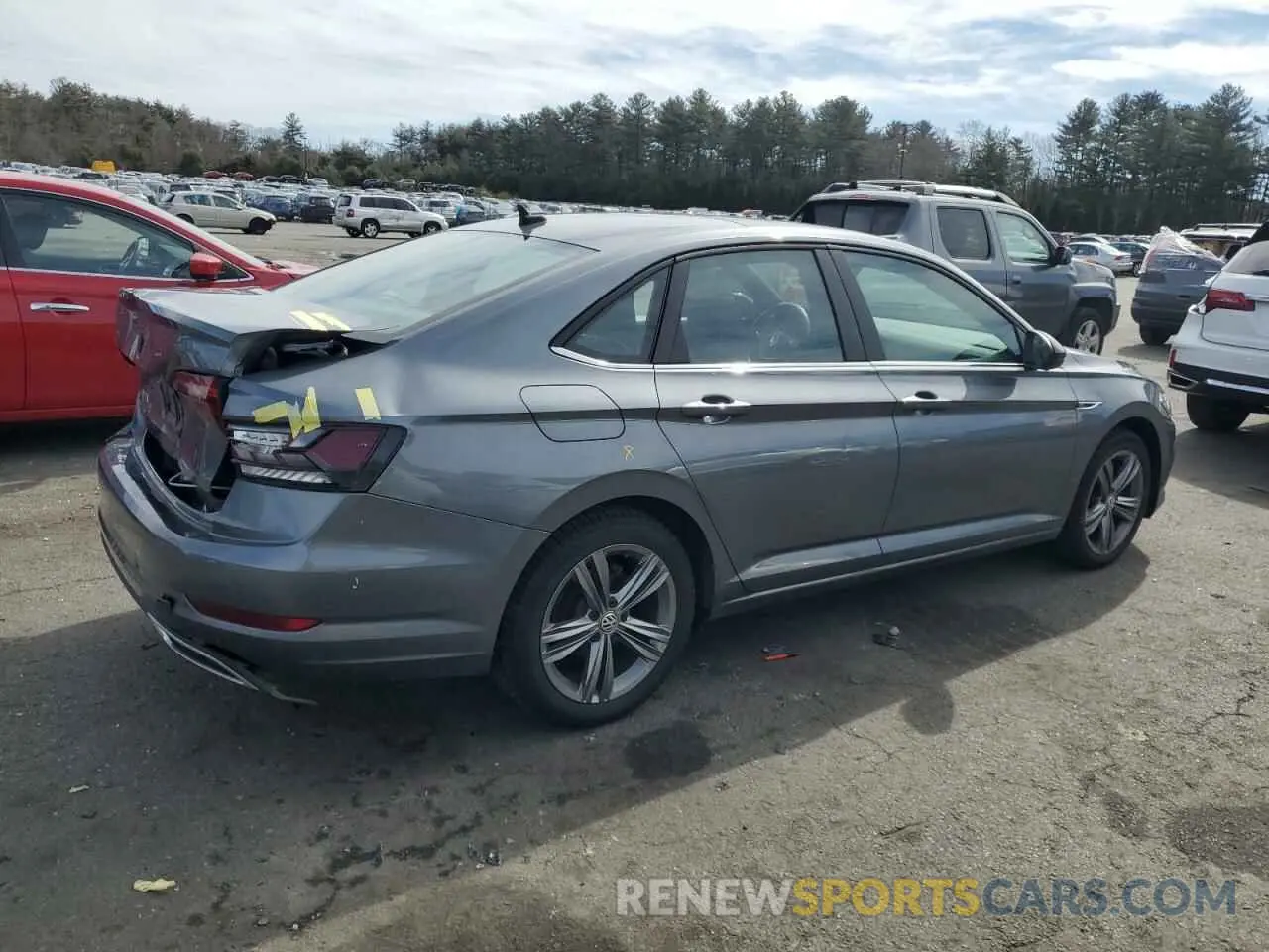 3 Photograph of a damaged car 3VWCB7BU1LM016528 VOLKSWAGEN JETTA 2020