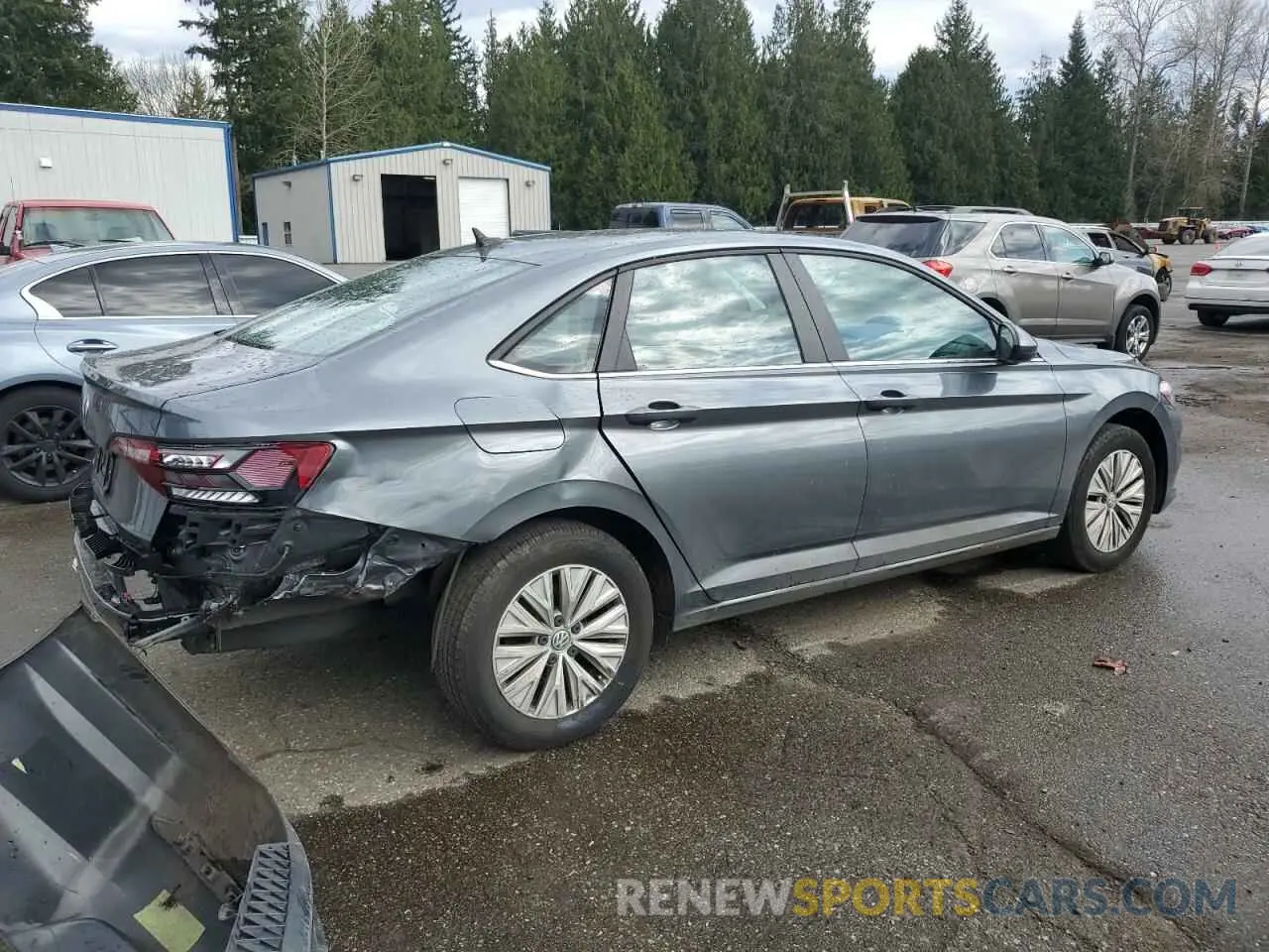 3 Photograph of a damaged car 3VWCB7BU1LM018151 VOLKSWAGEN JETTA 2020