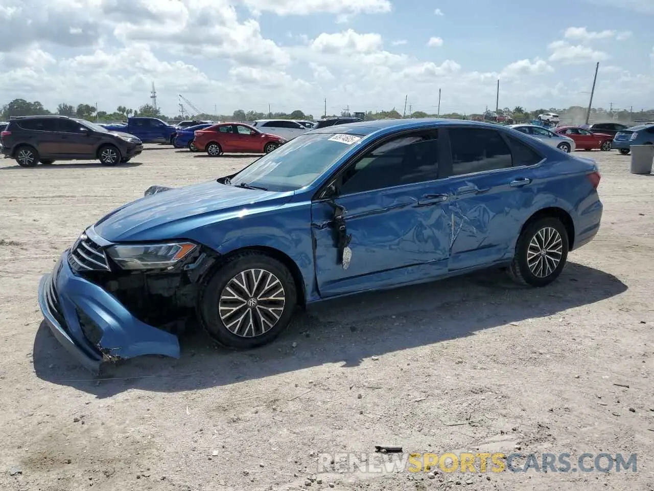 1 Photograph of a damaged car 3VWCB7BU4LM030441 VOLKSWAGEN JETTA 2020