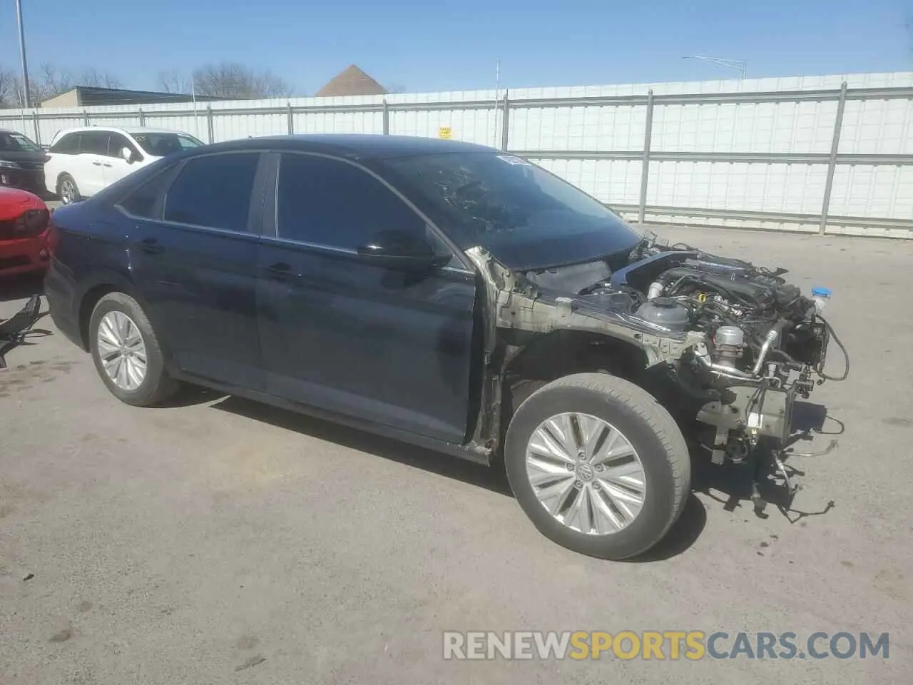 4 Photograph of a damaged car 3VWCB7BU4LM043142 VOLKSWAGEN JETTA 2020