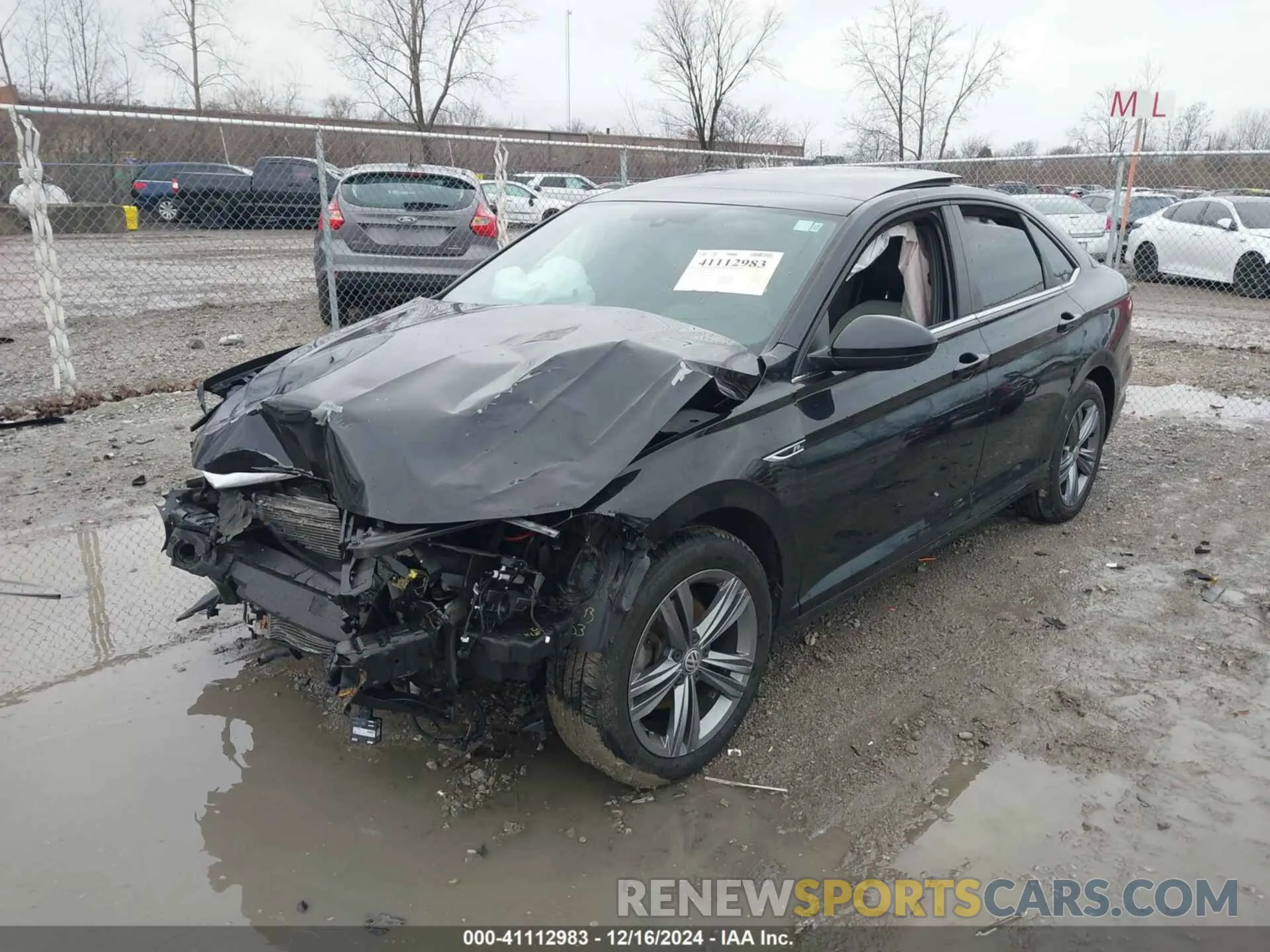 2 Photograph of a damaged car 3VWCB7BU4LM045215 VOLKSWAGEN JETTA 2020