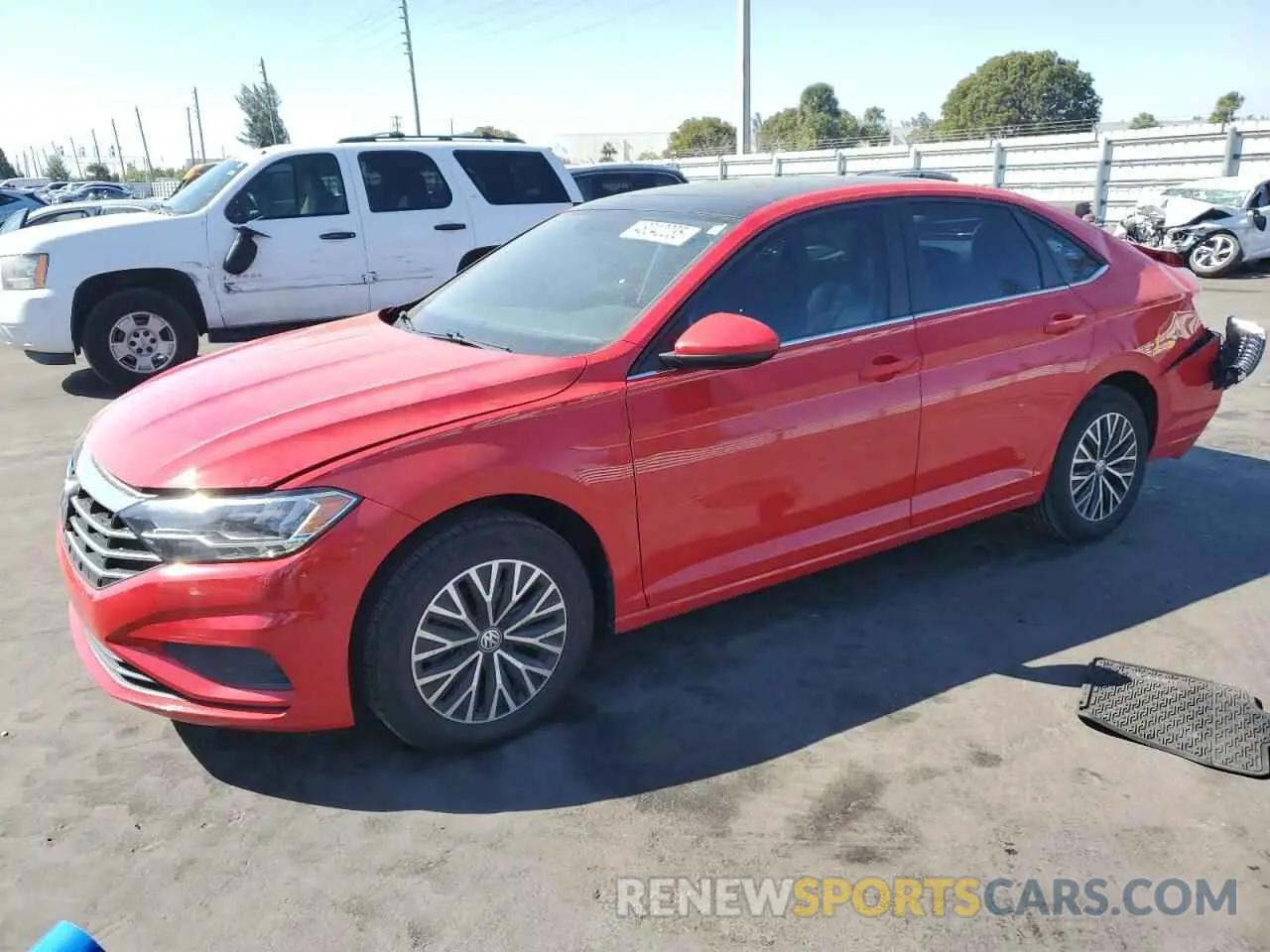 1 Photograph of a damaged car 3VWCB7BU4LM058420 VOLKSWAGEN JETTA 2020