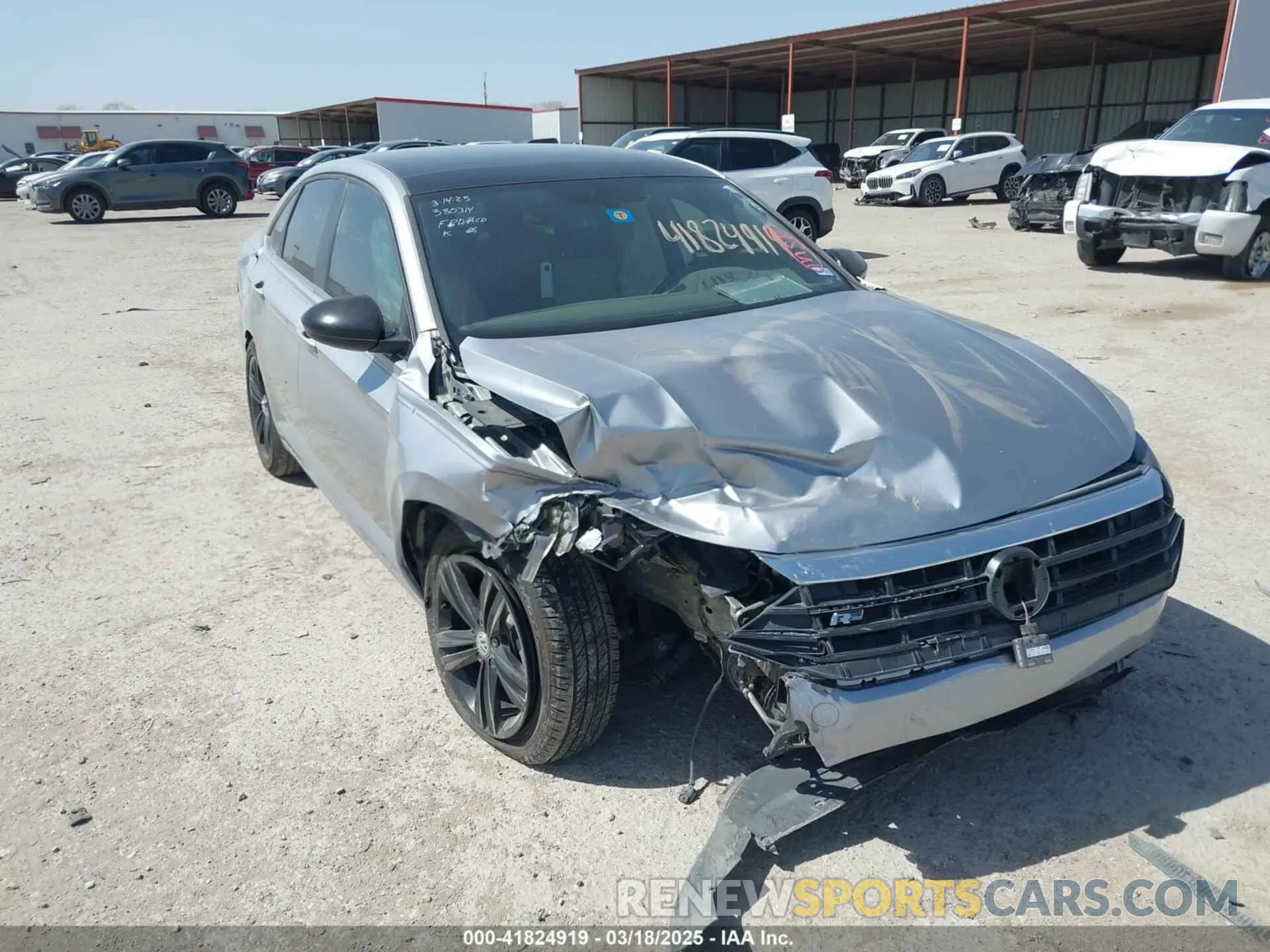 1 Photograph of a damaged car 3VWCB7BU5LM014734 VOLKSWAGEN JETTA 2020