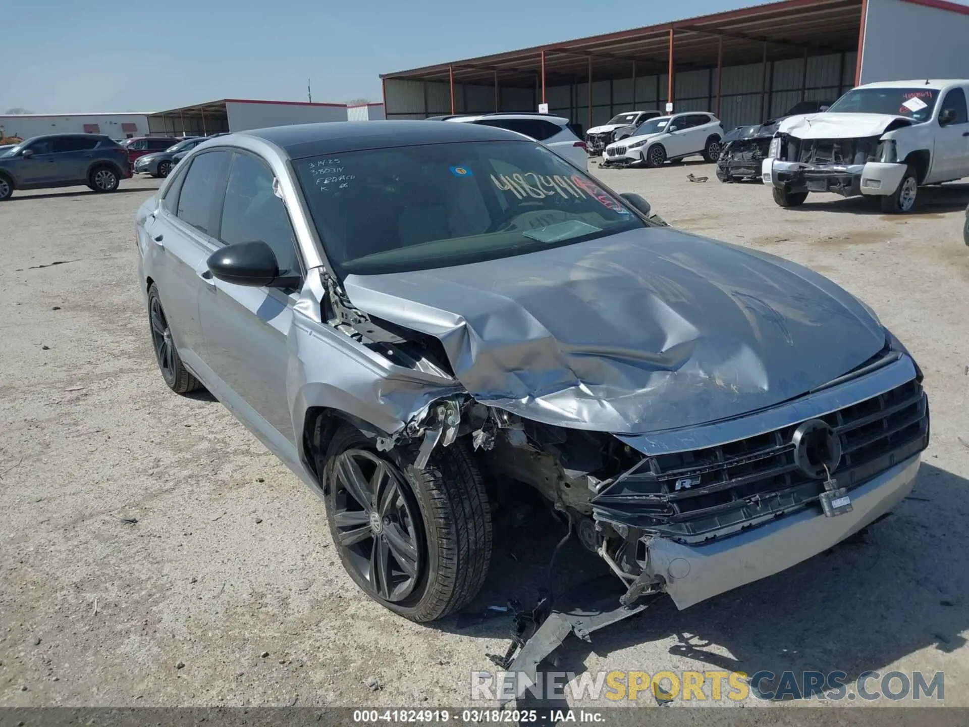 6 Photograph of a damaged car 3VWCB7BU5LM014734 VOLKSWAGEN JETTA 2020