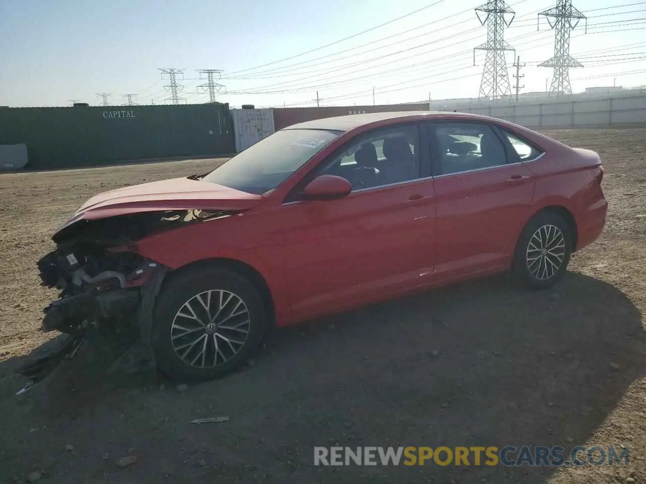 1 Photograph of a damaged car 3VWCB7BU5LM068938 VOLKSWAGEN JETTA 2020