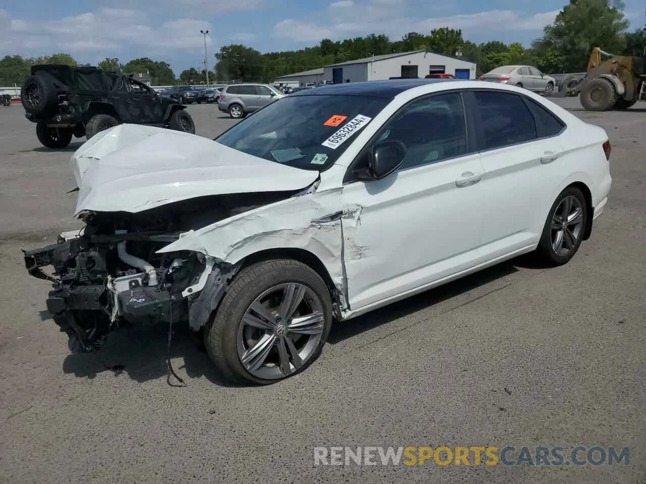1 Photograph of a damaged car 3VWCB7BU6LM011843 VOLKSWAGEN JETTA 2020