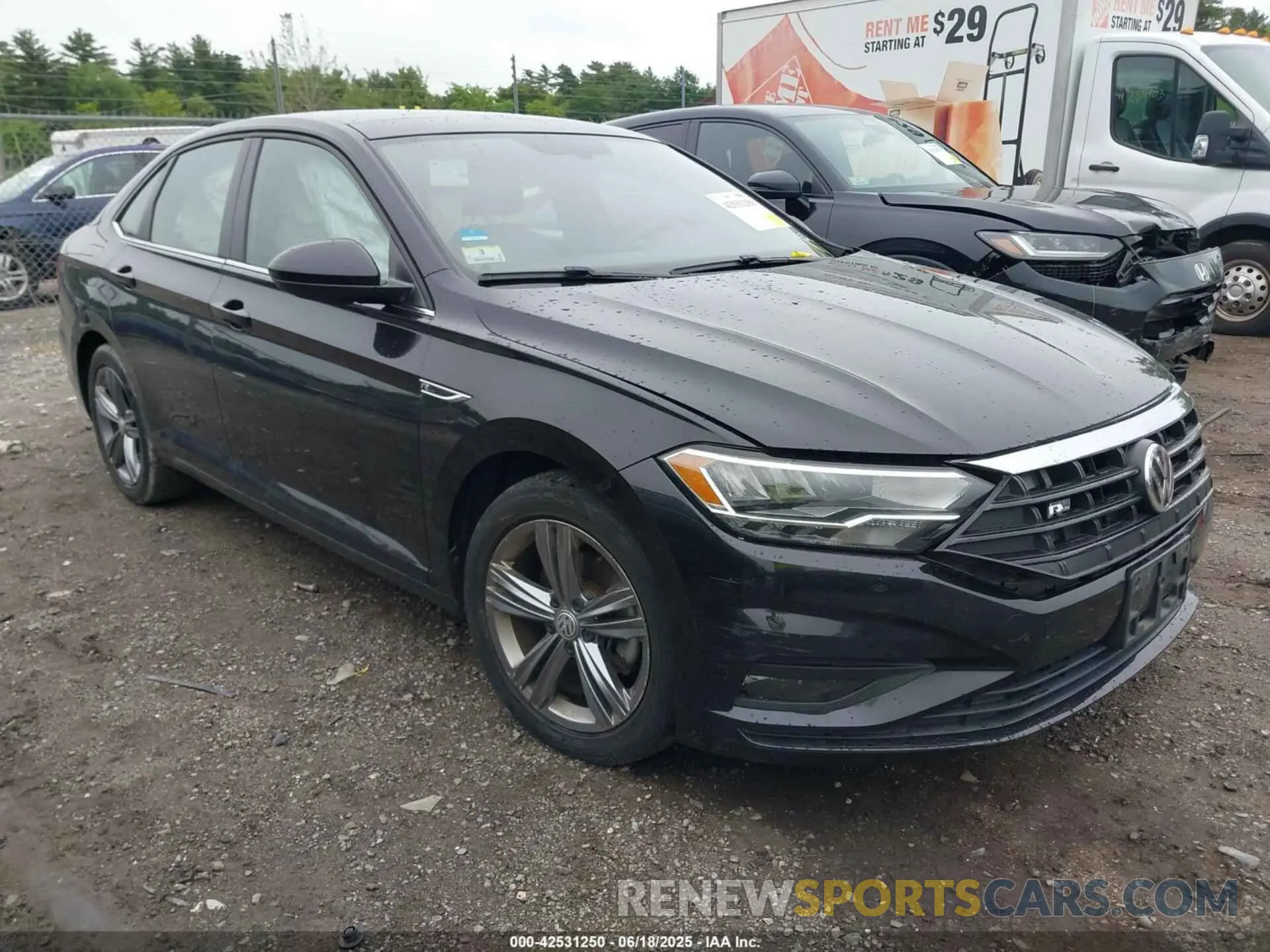 1 Photograph of a damaged car 3VWCB7BU6LM017352 VOLKSWAGEN JETTA 2020