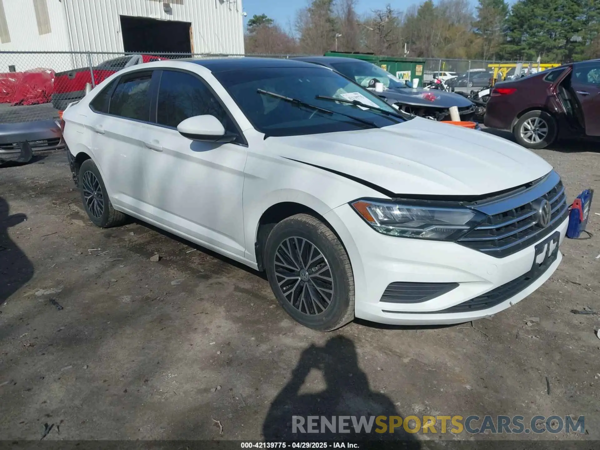 1 Photograph of a damaged car 3VWCB7BU6LM034085 VOLKSWAGEN JETTA 2020