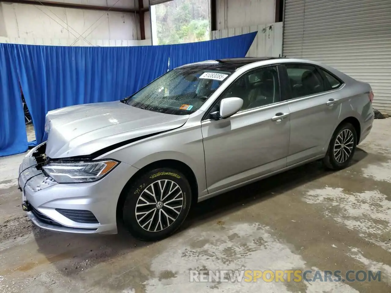 1 Photograph of a damaged car 3VWCB7BU6LM043756 VOLKSWAGEN JETTA 2020