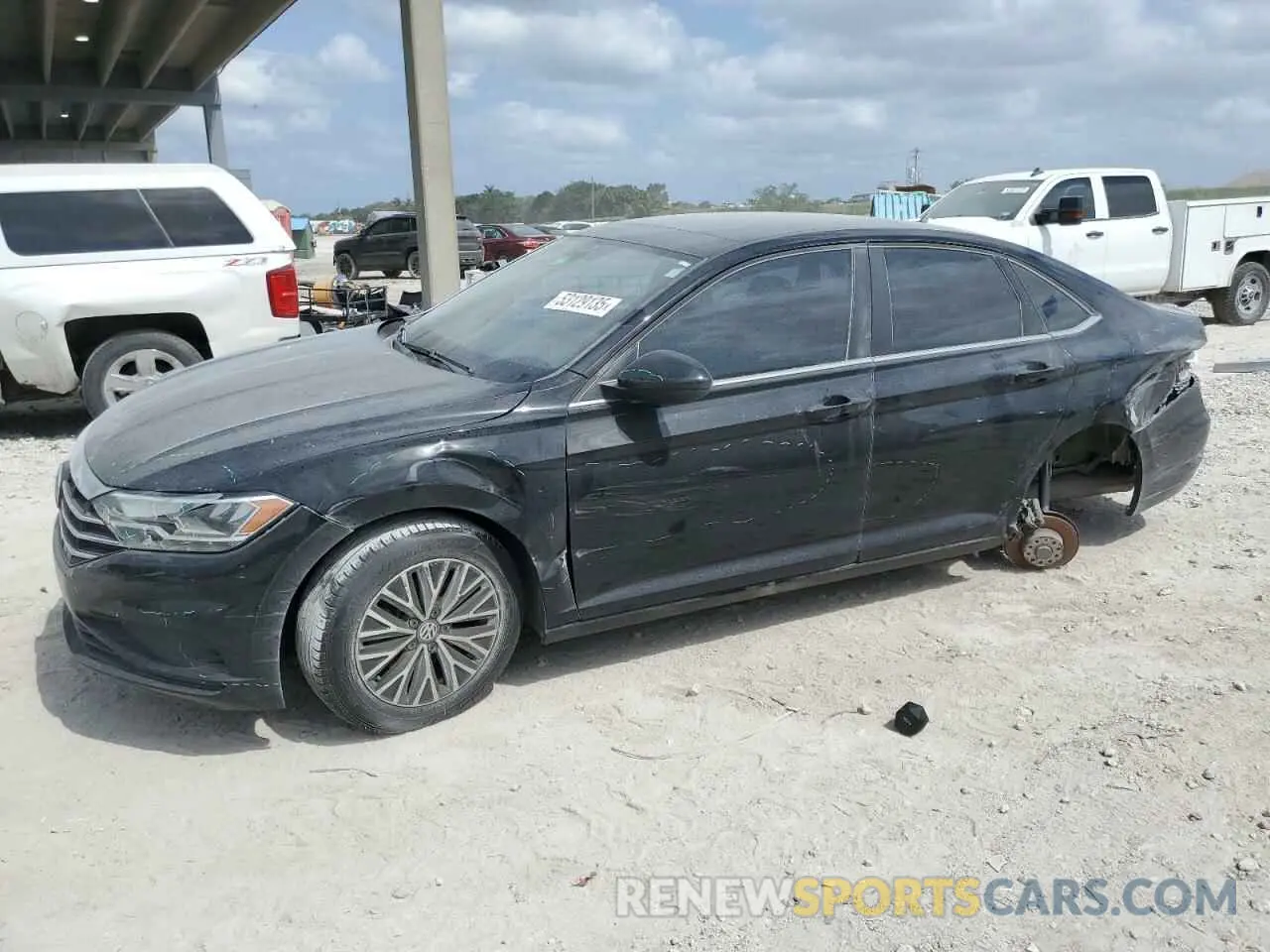 1 Photograph of a damaged car 3VWCB7BU6LM063425 VOLKSWAGEN JETTA 2020