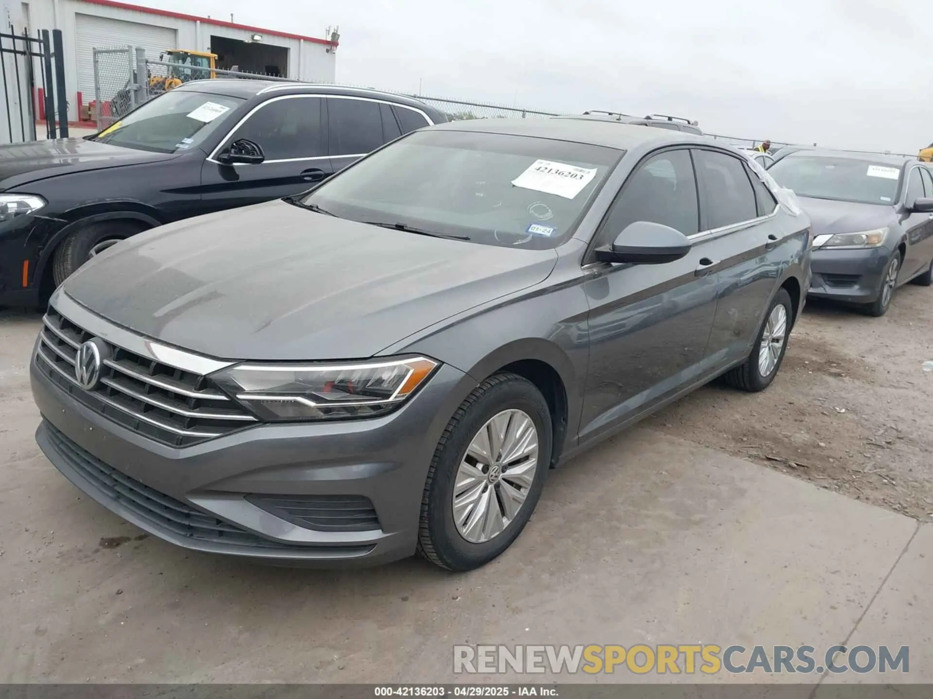 2 Photograph of a damaged car 3VWCB7BU7LM030563 VOLKSWAGEN JETTA 2020