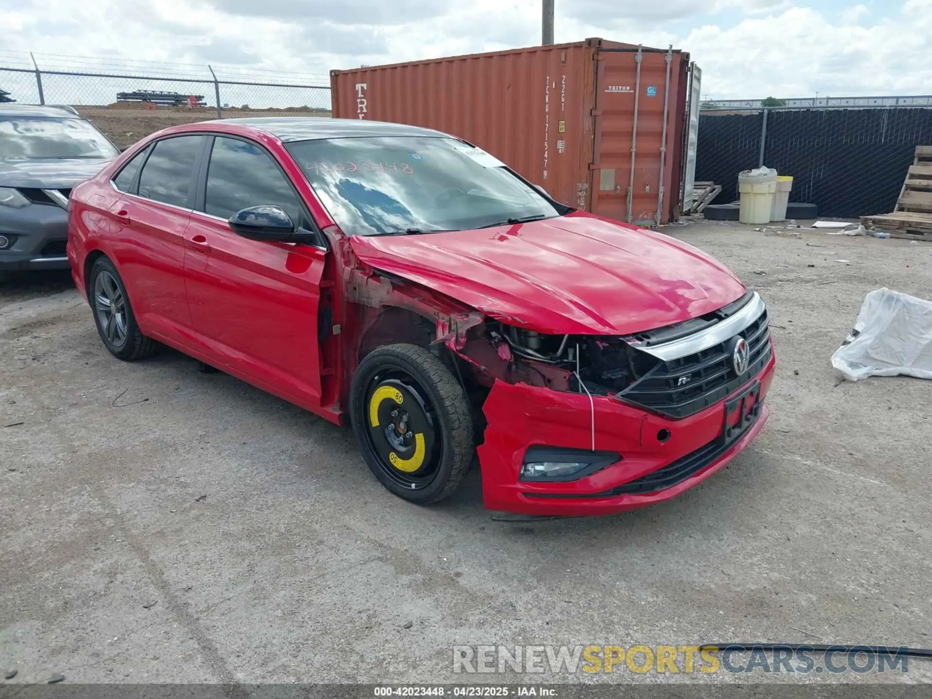 1 Photograph of a damaged car 3VWCB7BU7LM048500 VOLKSWAGEN JETTA 2020