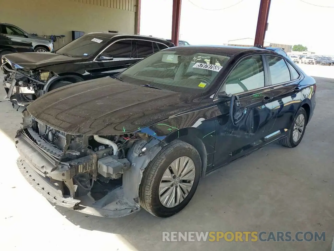 1 Photograph of a damaged car 3VWCB7BU8LM013559 VOLKSWAGEN JETTA 2020