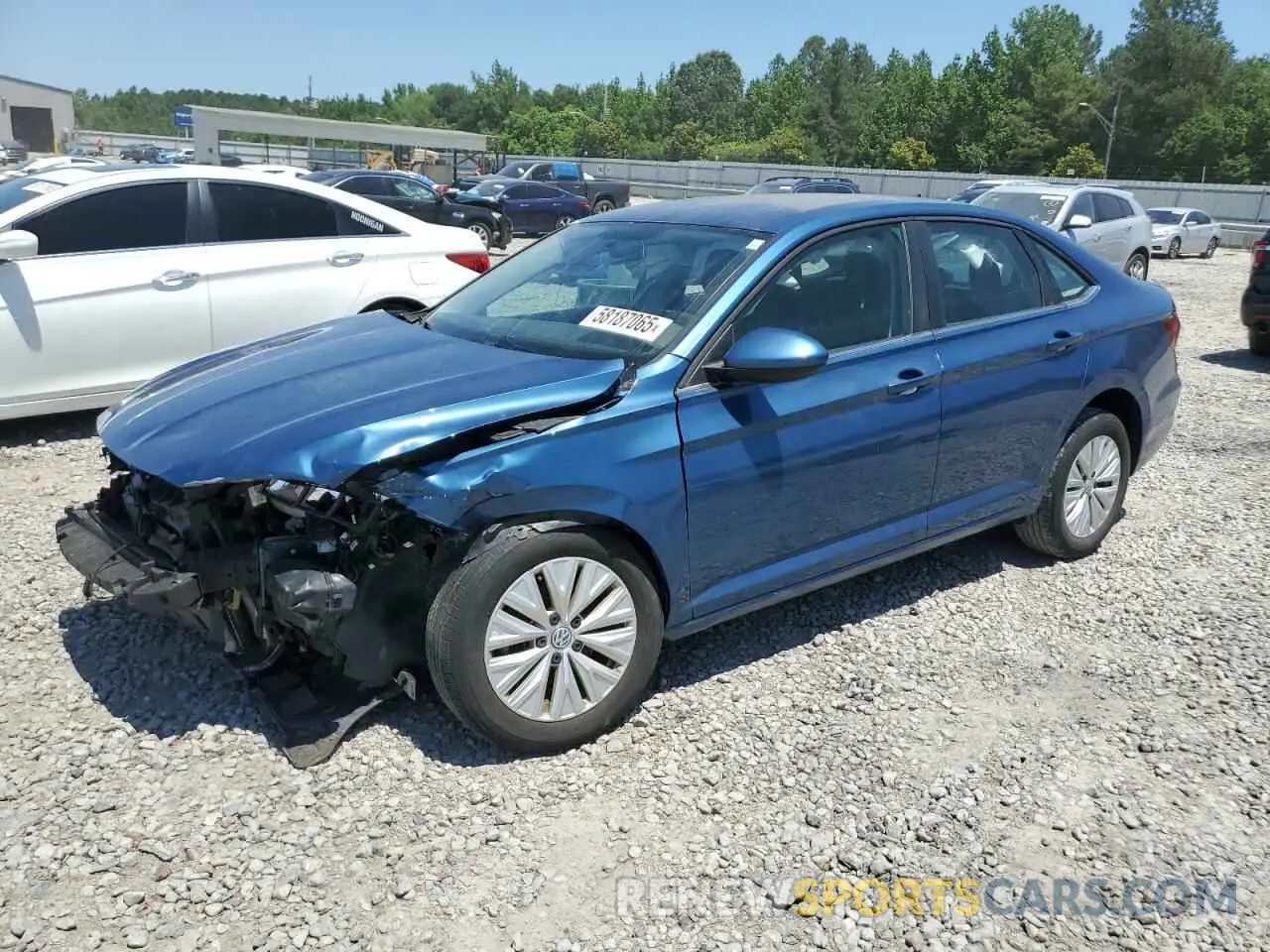 1 Photograph of a damaged car 3VWCB7BU8LM022181 VOLKSWAGEN JETTA 2020