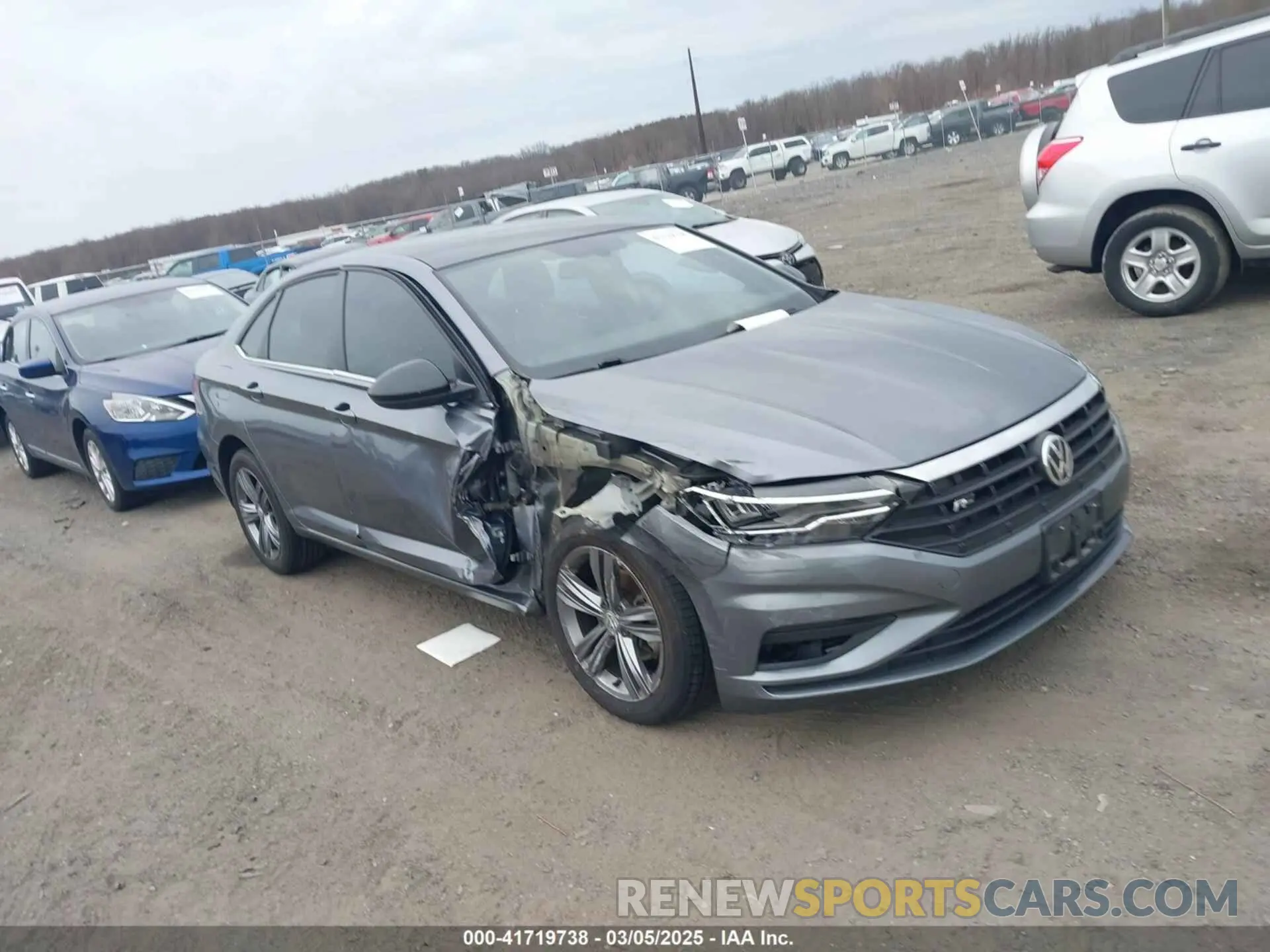 1 Photograph of a damaged car 3VWCB7BU8LM070943 VOLKSWAGEN JETTA 2020