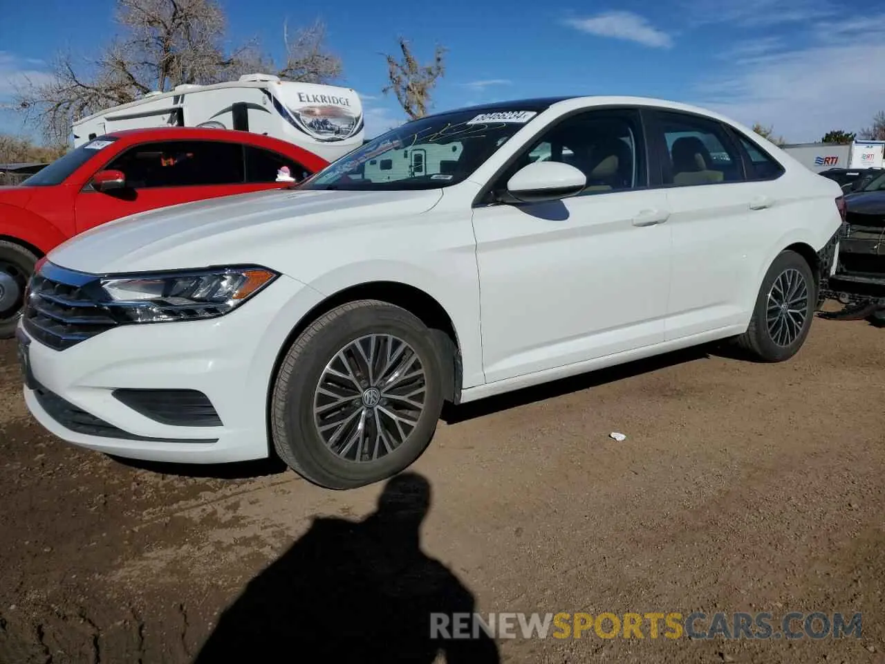 1 Photograph of a damaged car 3VWCB7BU9LM065430 VOLKSWAGEN JETTA 2020