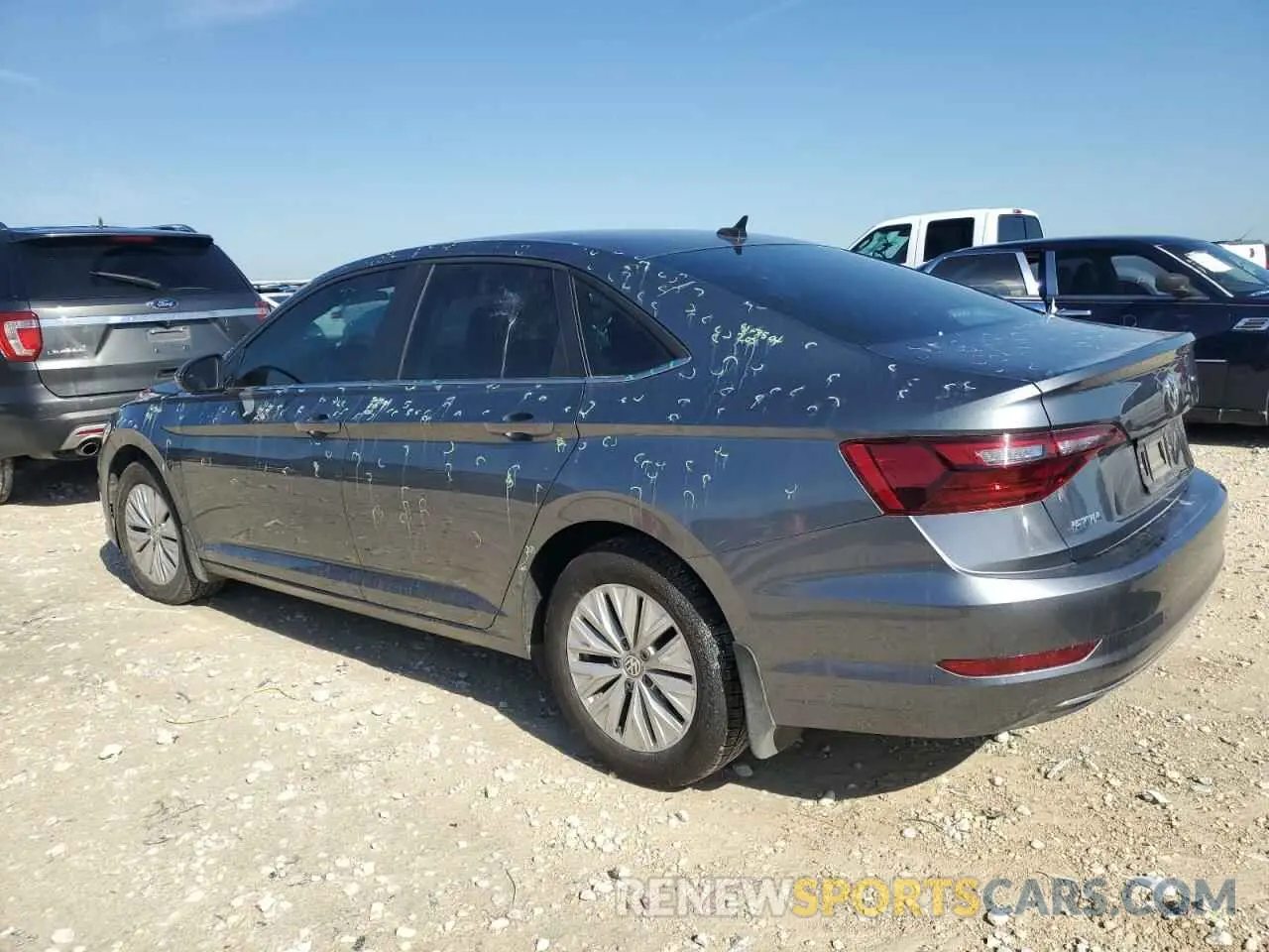 2 Photograph of a damaged car 3VWCB7BUXLM018553 VOLKSWAGEN JETTA 2020