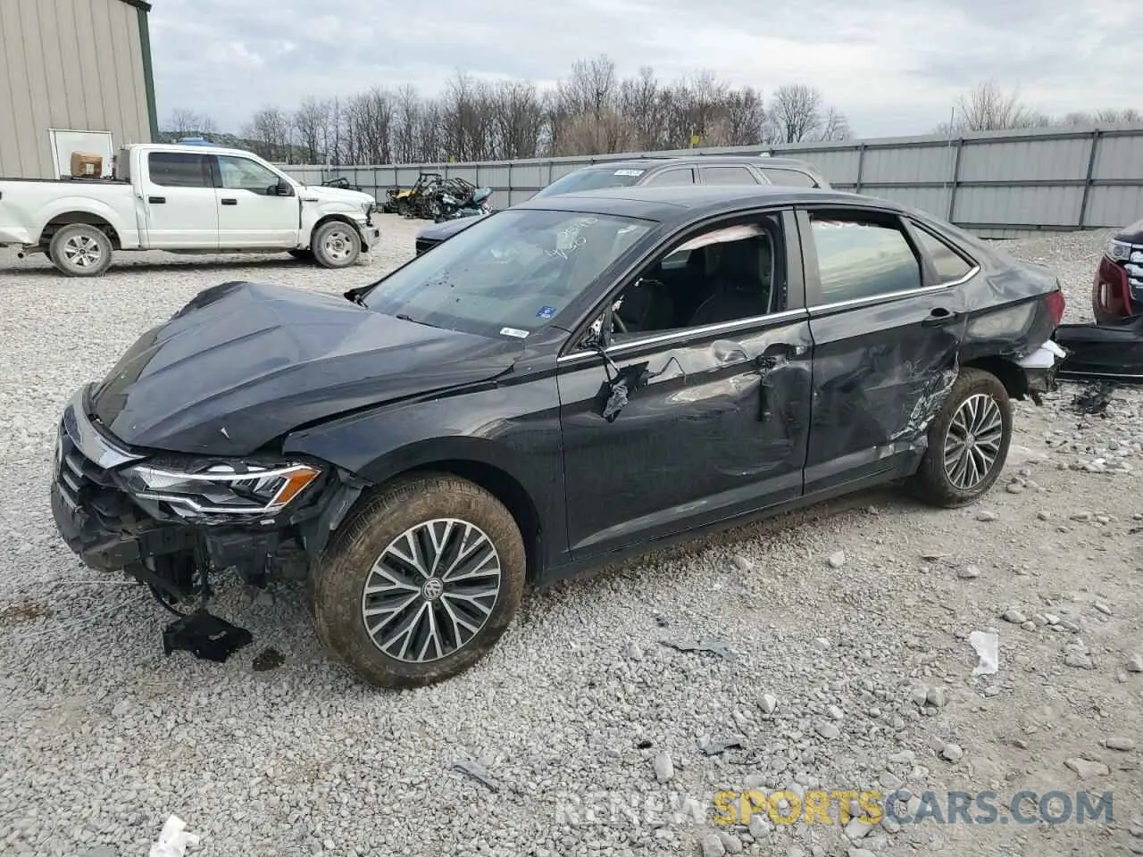 1 Photograph of a damaged car 3VWCB7BUXLM022540 VOLKSWAGEN JETTA 2020