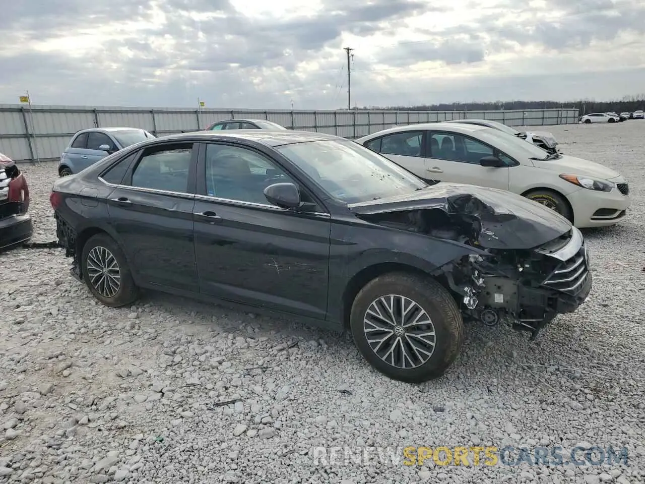 4 Photograph of a damaged car 3VWCB7BUXLM022540 VOLKSWAGEN JETTA 2020