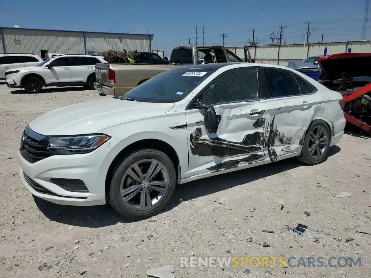 1 Photograph of a damaged car 3VWCB7BUXLM054405 VOLKSWAGEN JETTA 2020