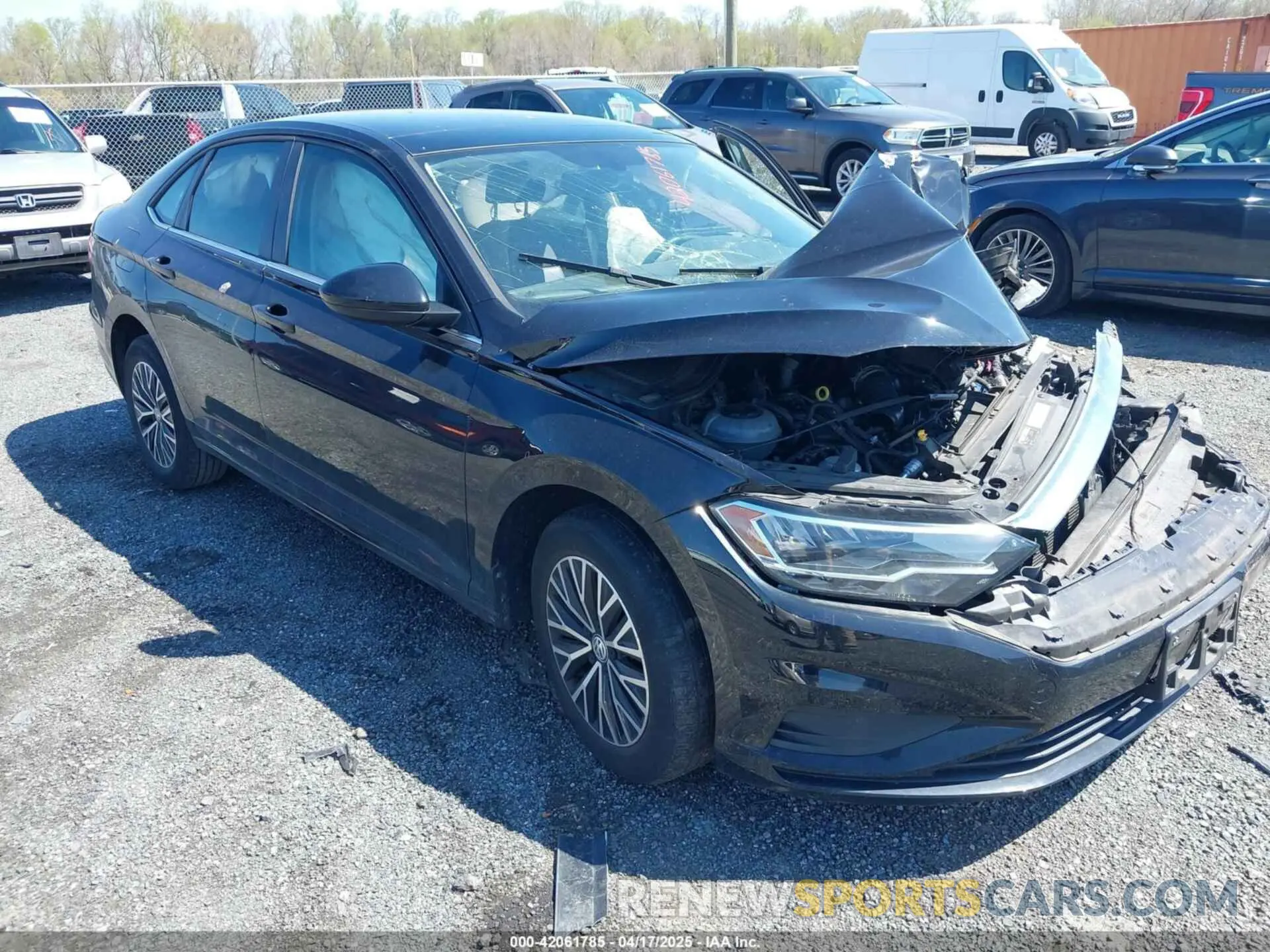1 Photograph of a damaged car 3VWCB7BUXLM075643 VOLKSWAGEN JETTA 2020
