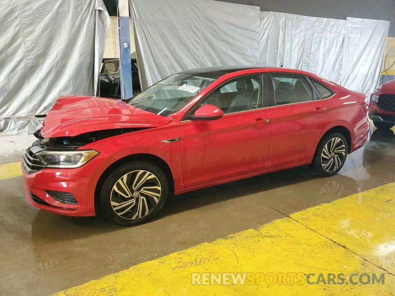 1 Photograph of a damaged car 3VWE57BU2LM088516 VOLKSWAGEN JETTA 2020
